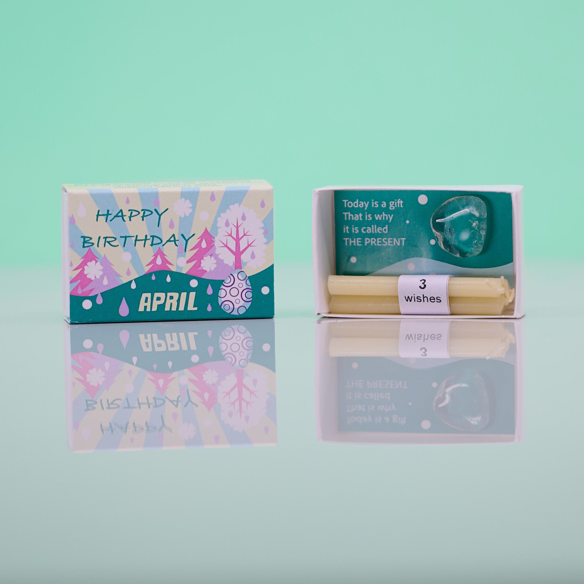 Mindful Birthstone Gift In A Matchbox