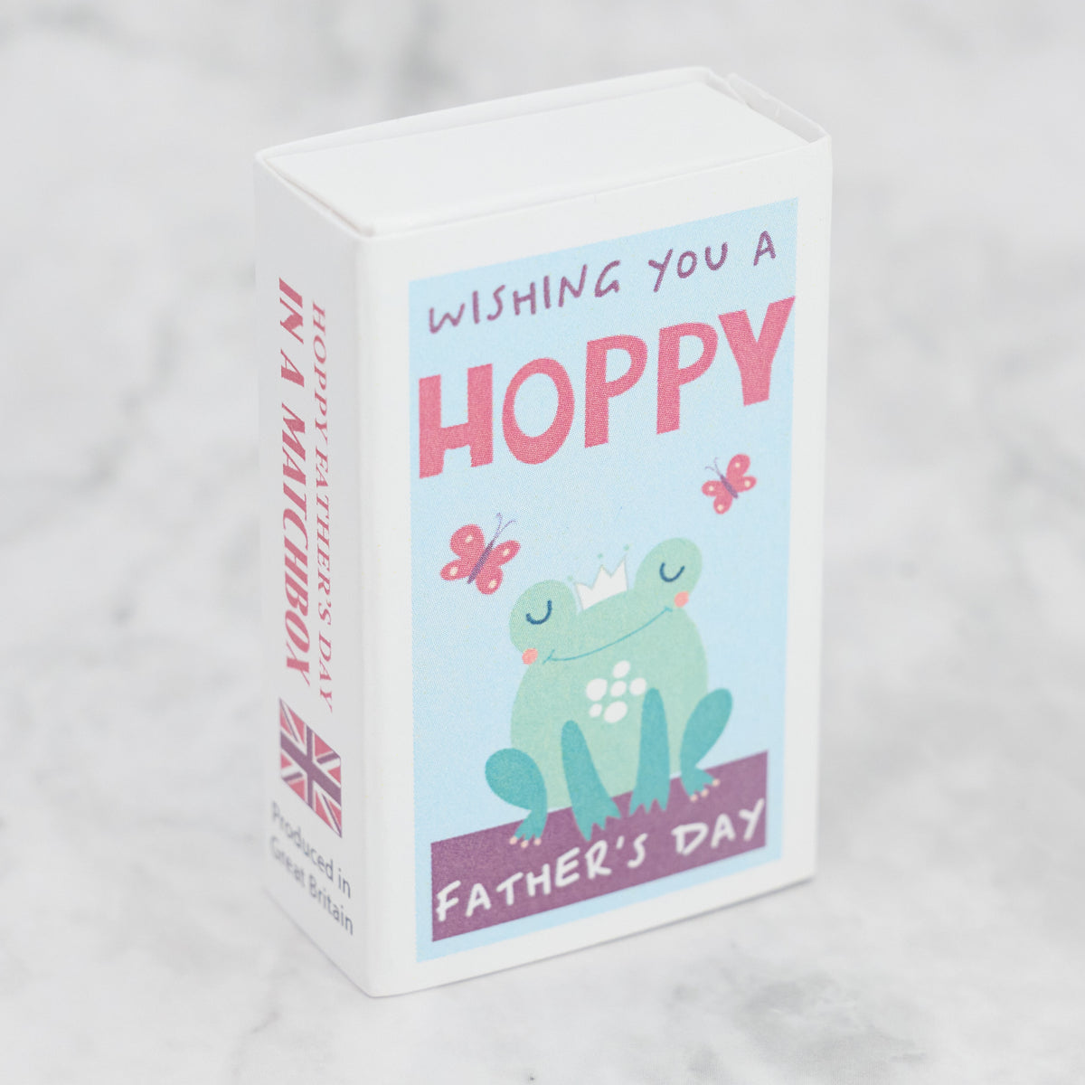 Hoppy Father's Day wool felt frog