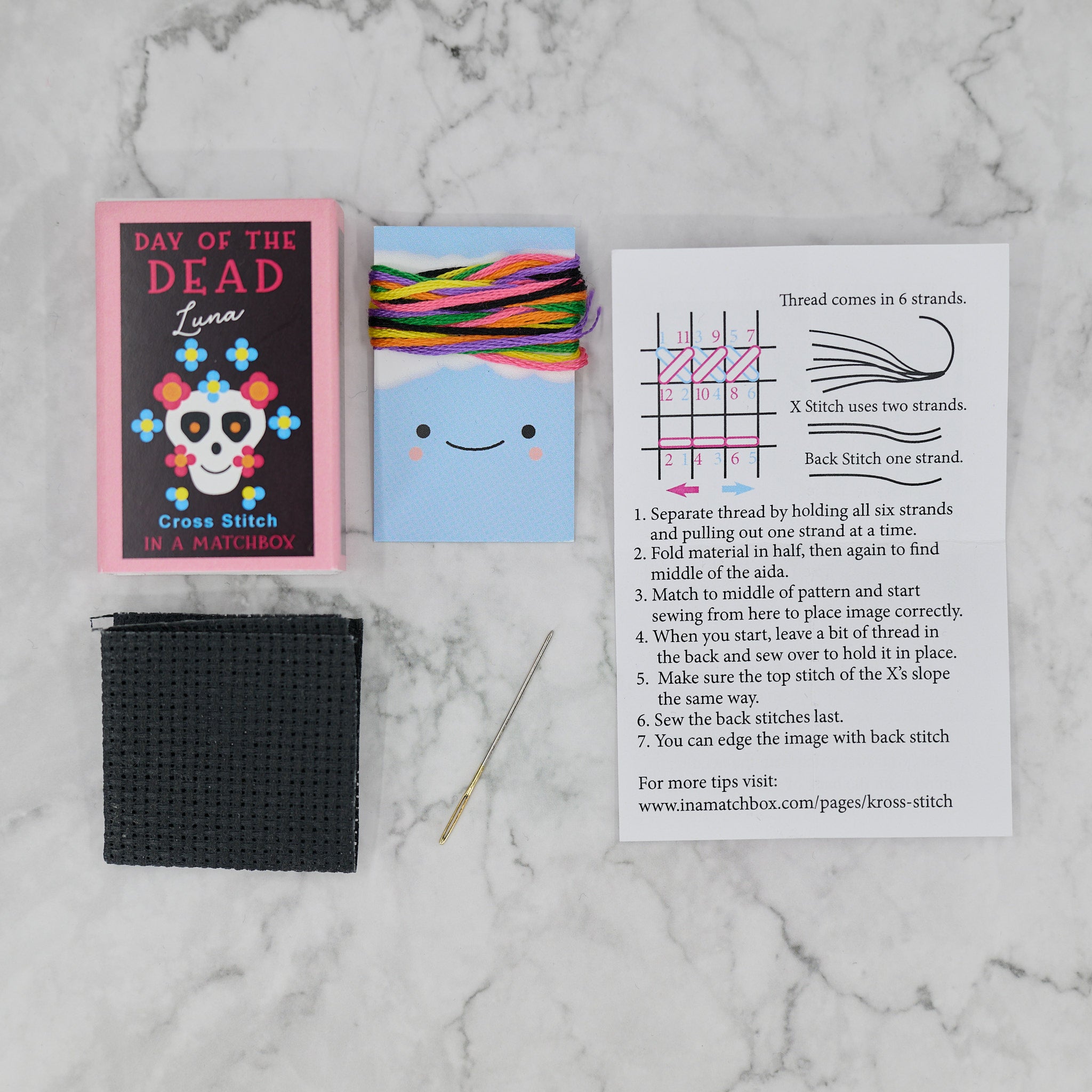 Day of the Dead Mini Cross Stitch Kit