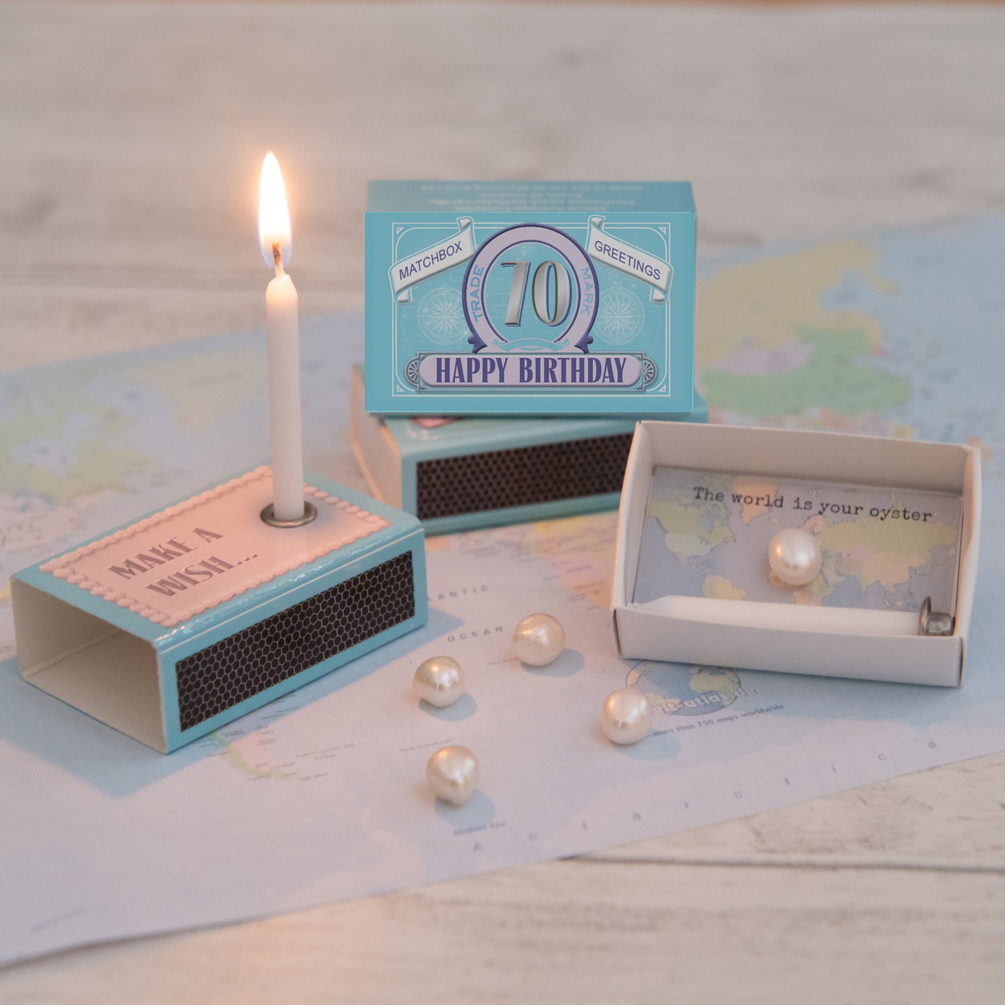 Happy Birthday Candle And Freshwater Pearl Gift