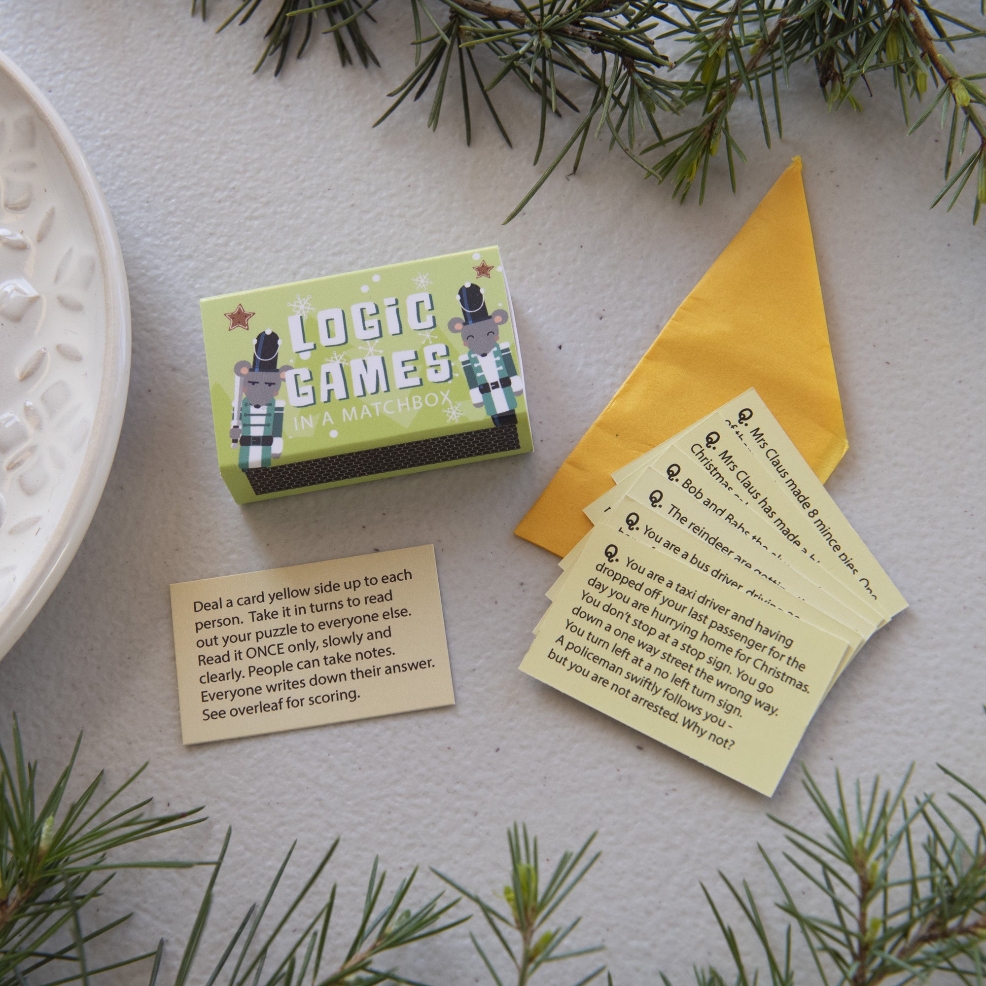 Card Games Six Alternative Christmas Crackers