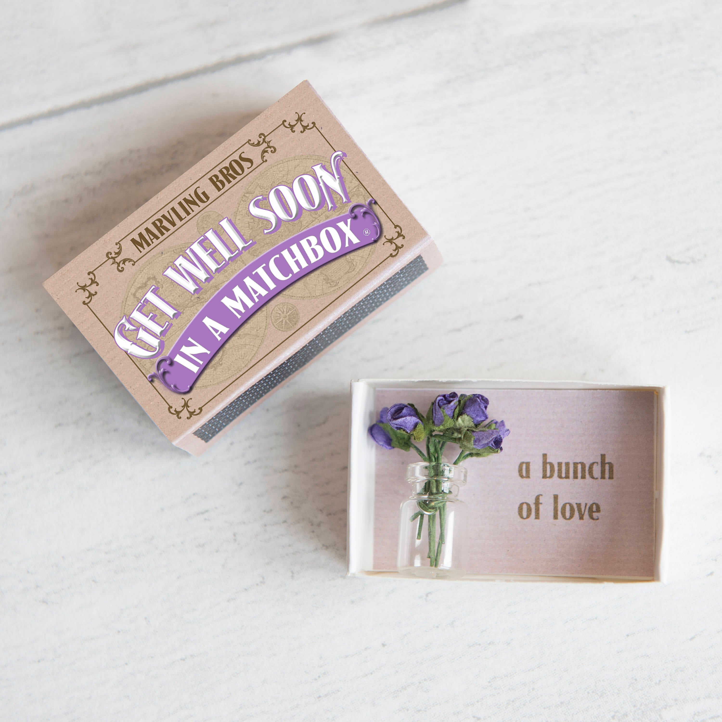 Get Well Soon Miniature Handmade Bouquet Of Paper Roses