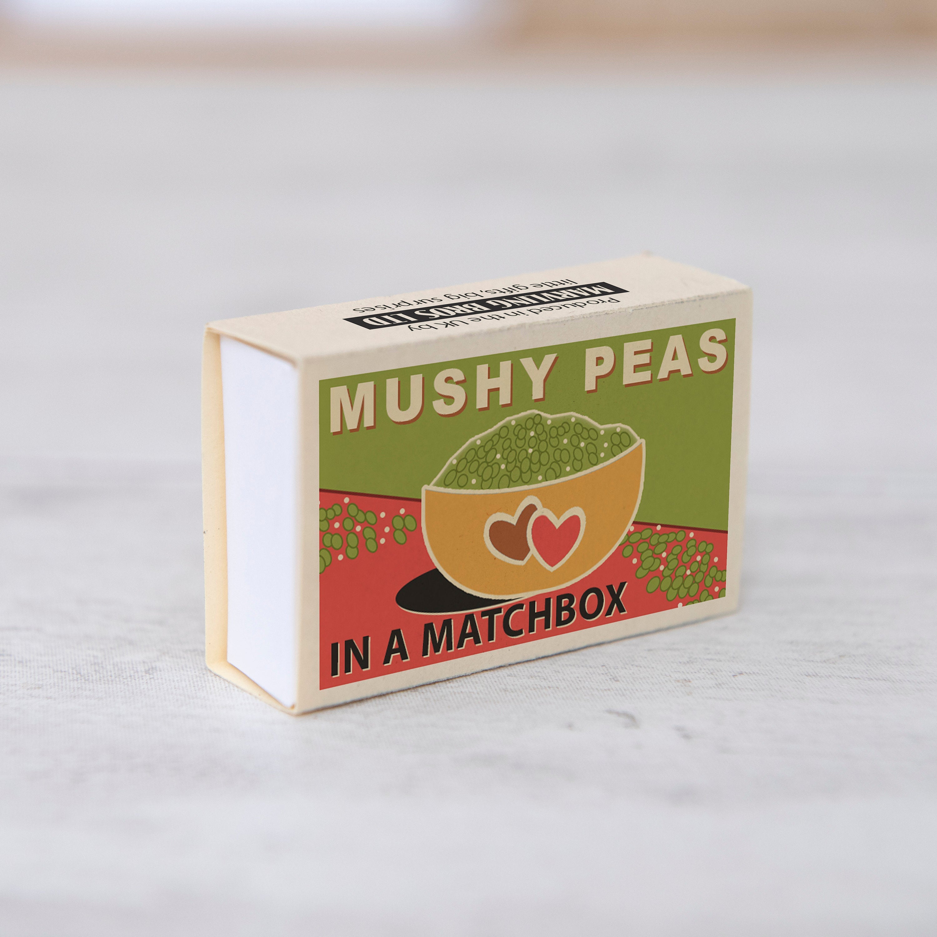Green Freshwater Pearls With Mushy Pea Message Gift