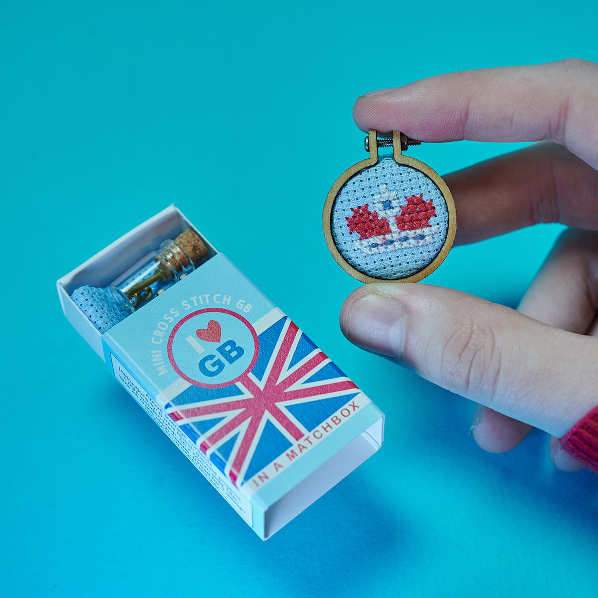 GB Mini Hoop Cross Stitch