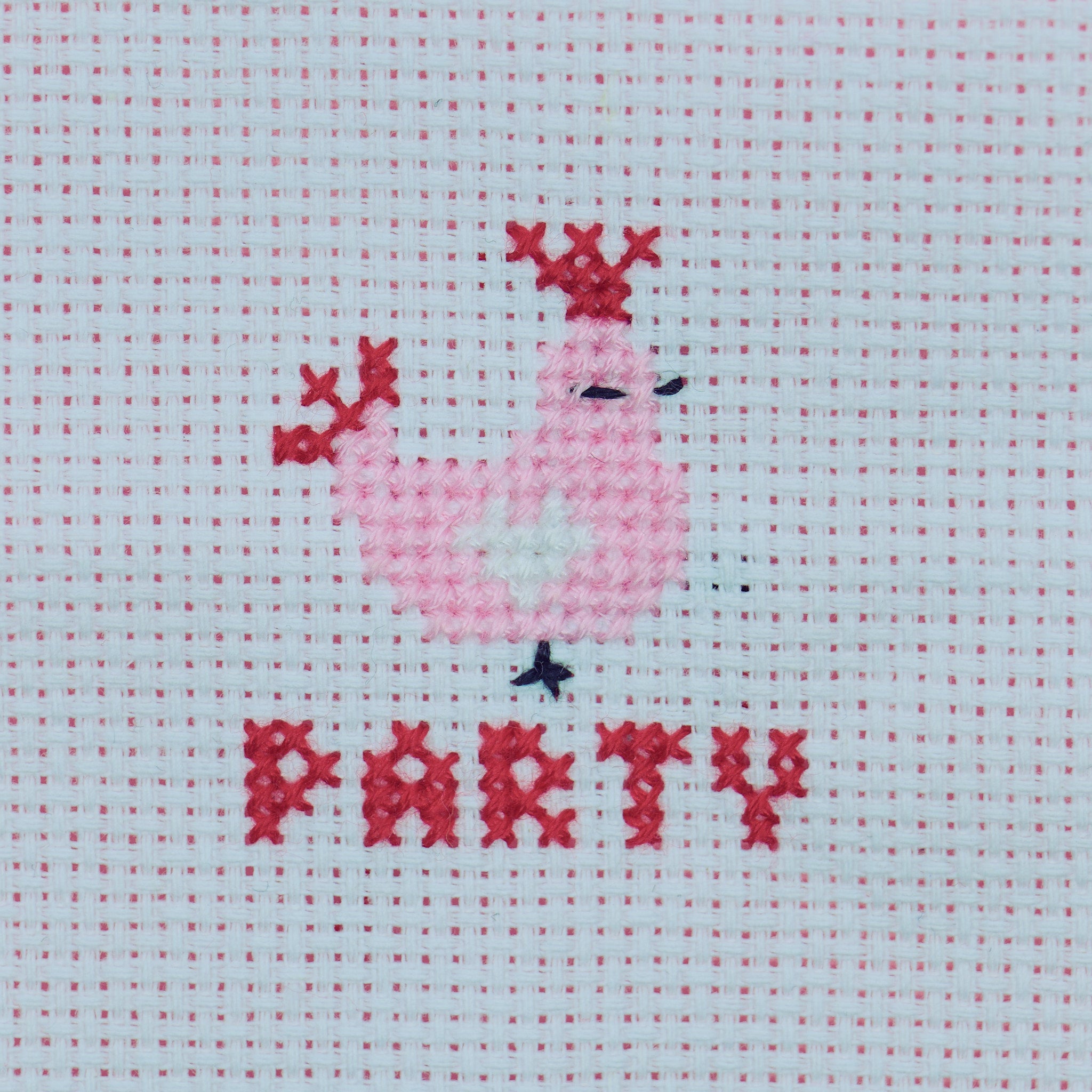 Mini Cross Stitch Kit for Hen Party/Girls Party Fun/Bachelorette Night Out
