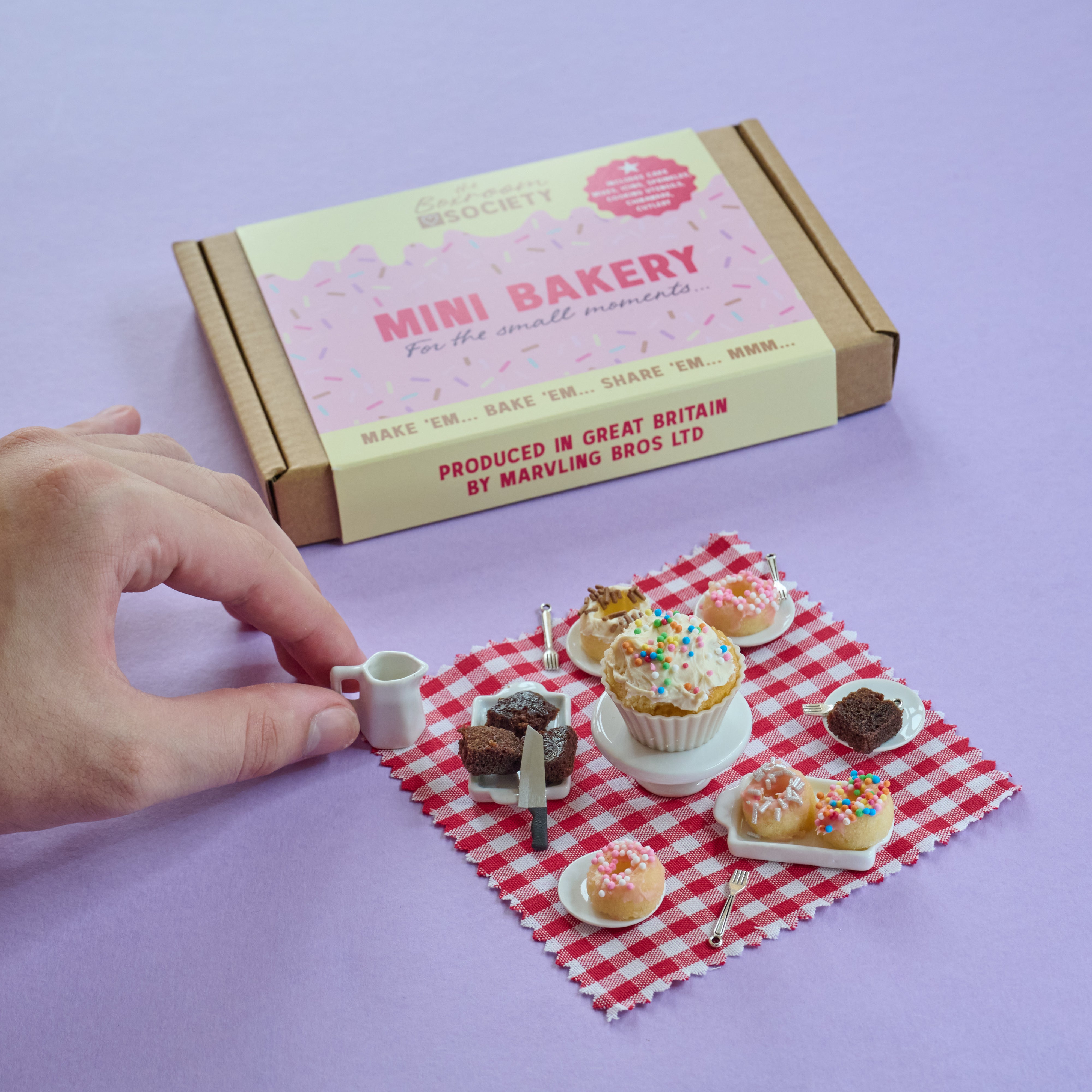 Mini Bakery Kit Make Your Own Miniature Edible Picnic