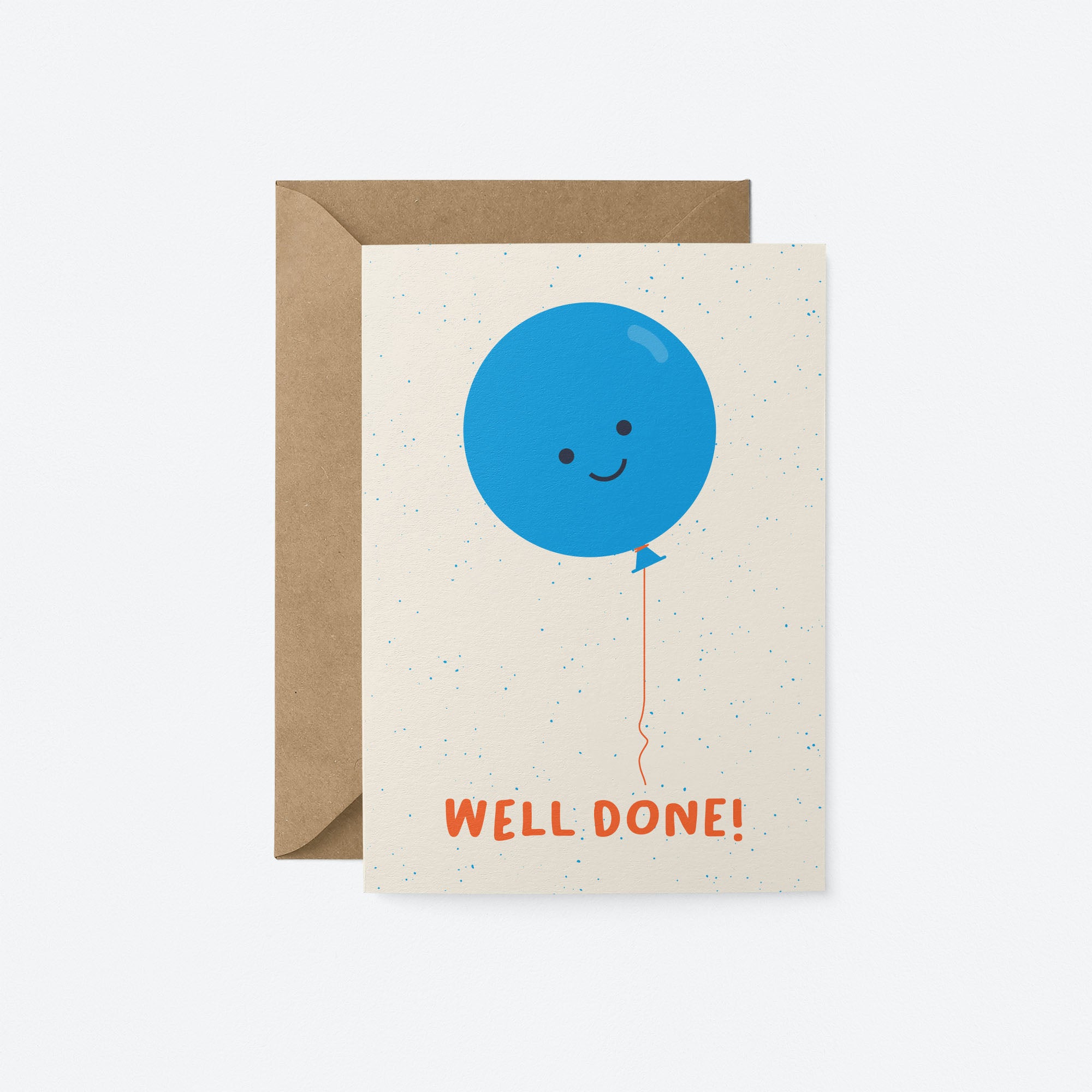 Well Done Balloon Card