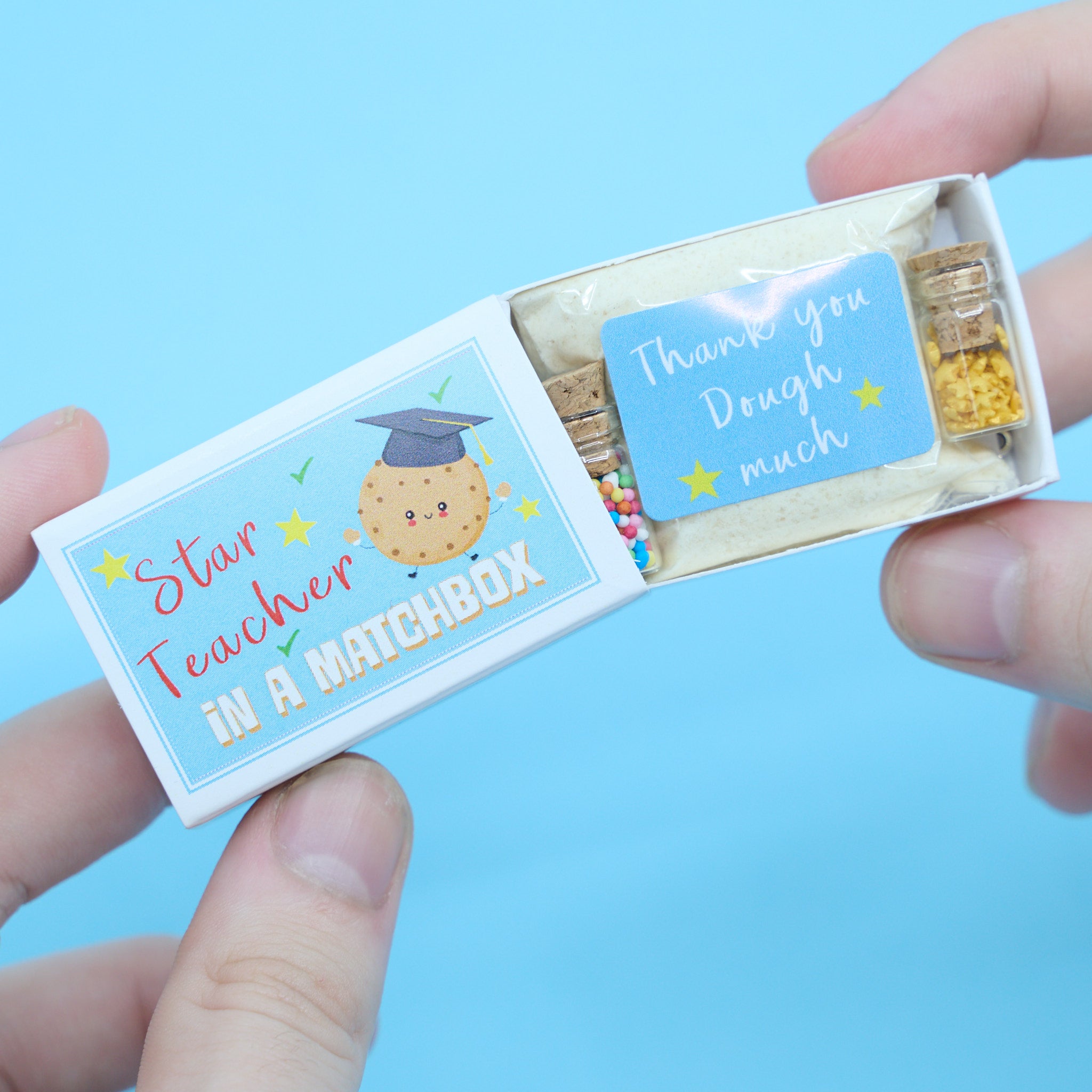 Star Teacher Cookies In A Matchbox