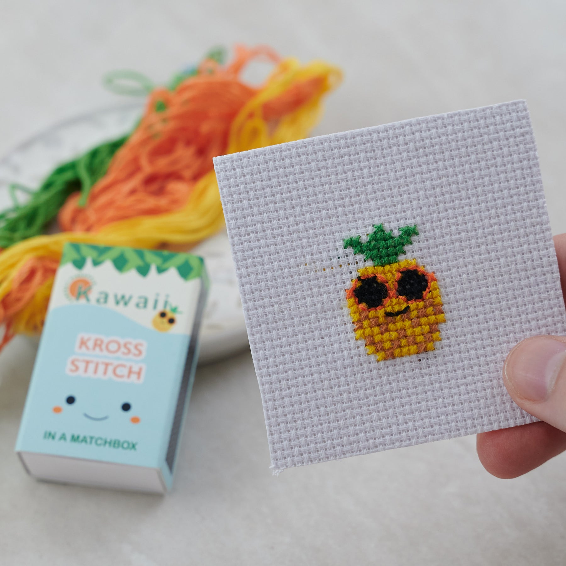 Kawaii Pineapple Cross Stitch Kit