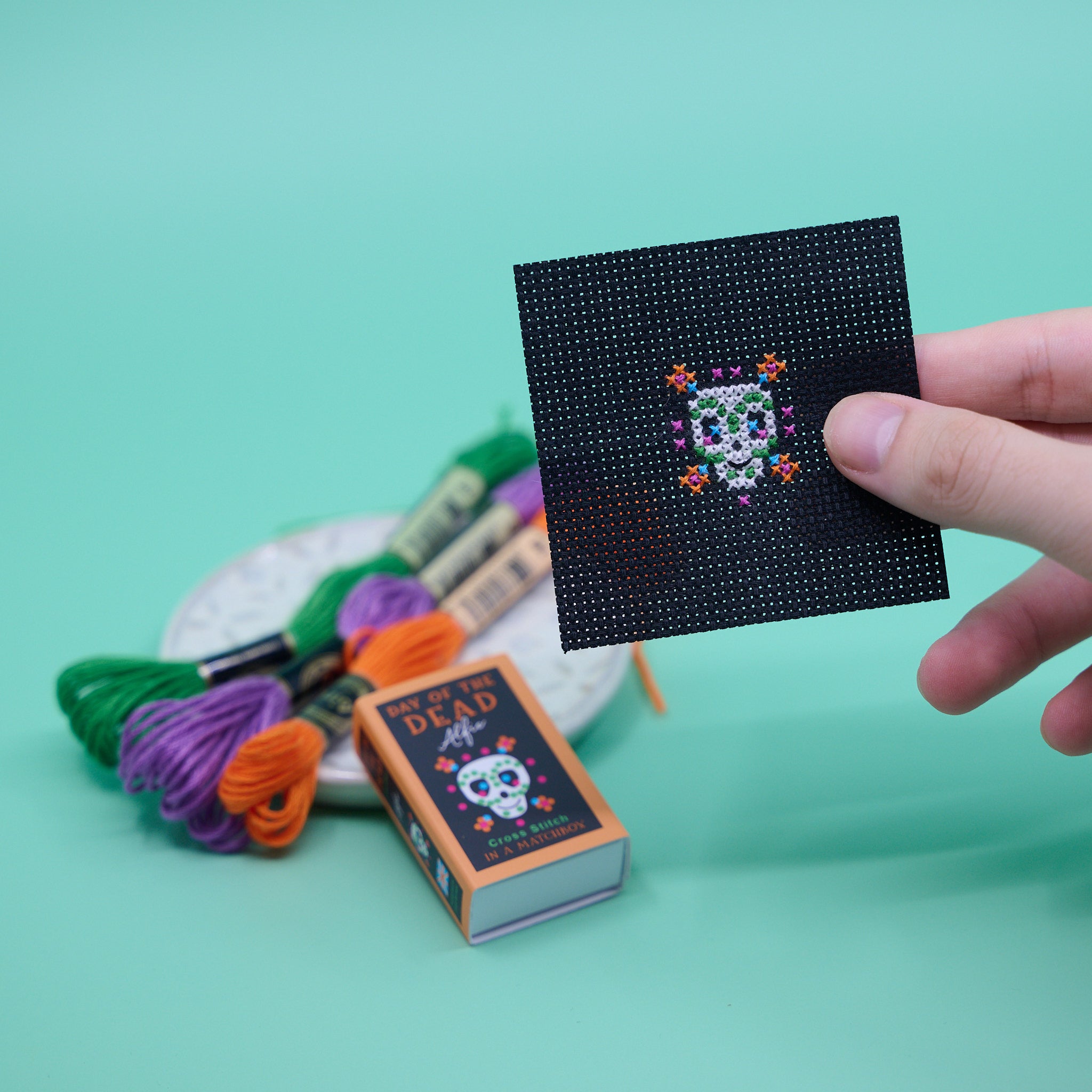 Day of the Dead Mini Cross Stitch Kit
