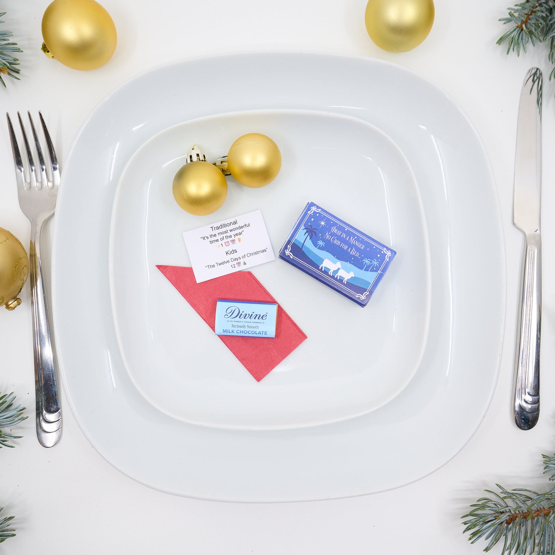 Six Alternative Christmas Crackers, Festive table decor