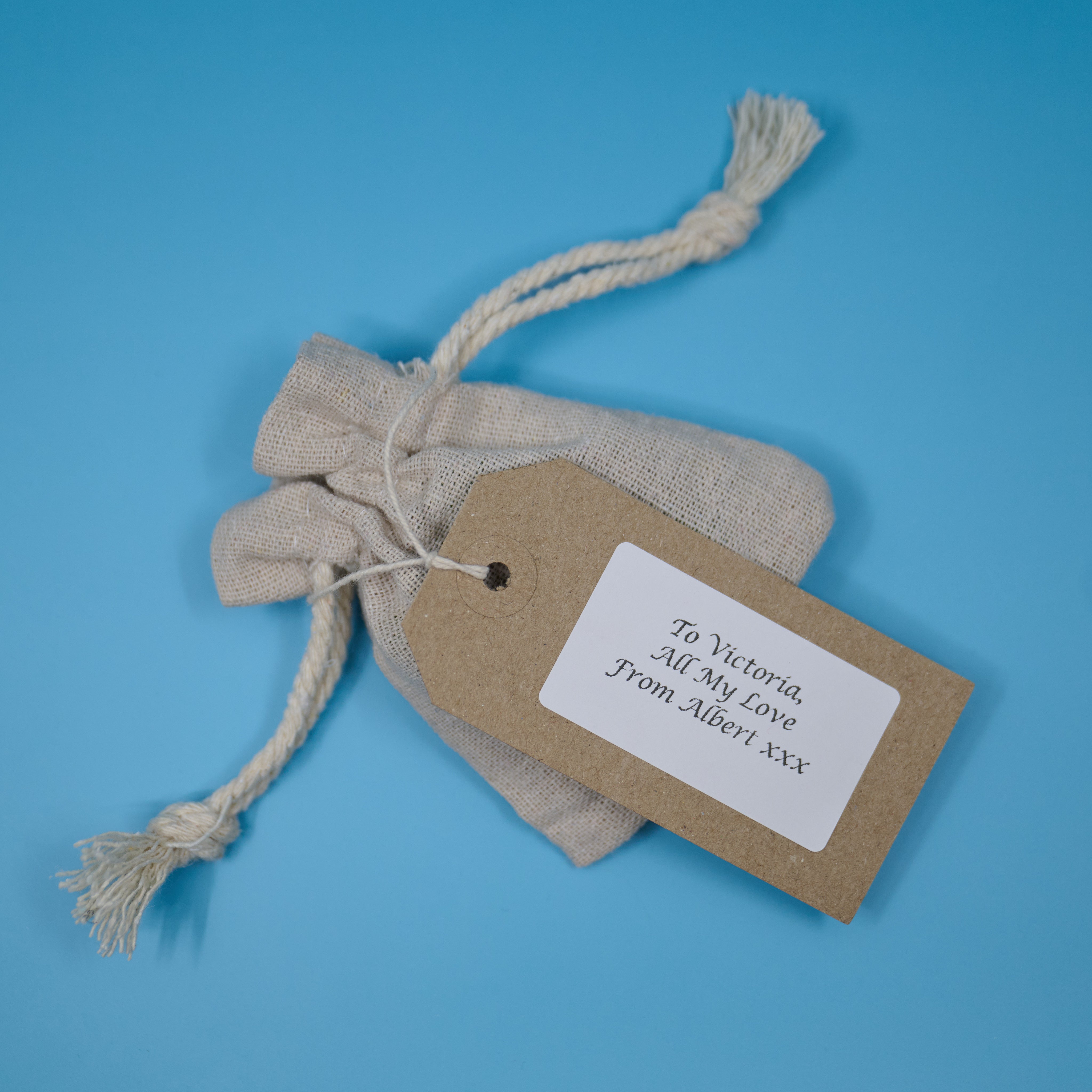 Mini Matchbox Gift with 12 mini heart Mints & Felt Mistletoe