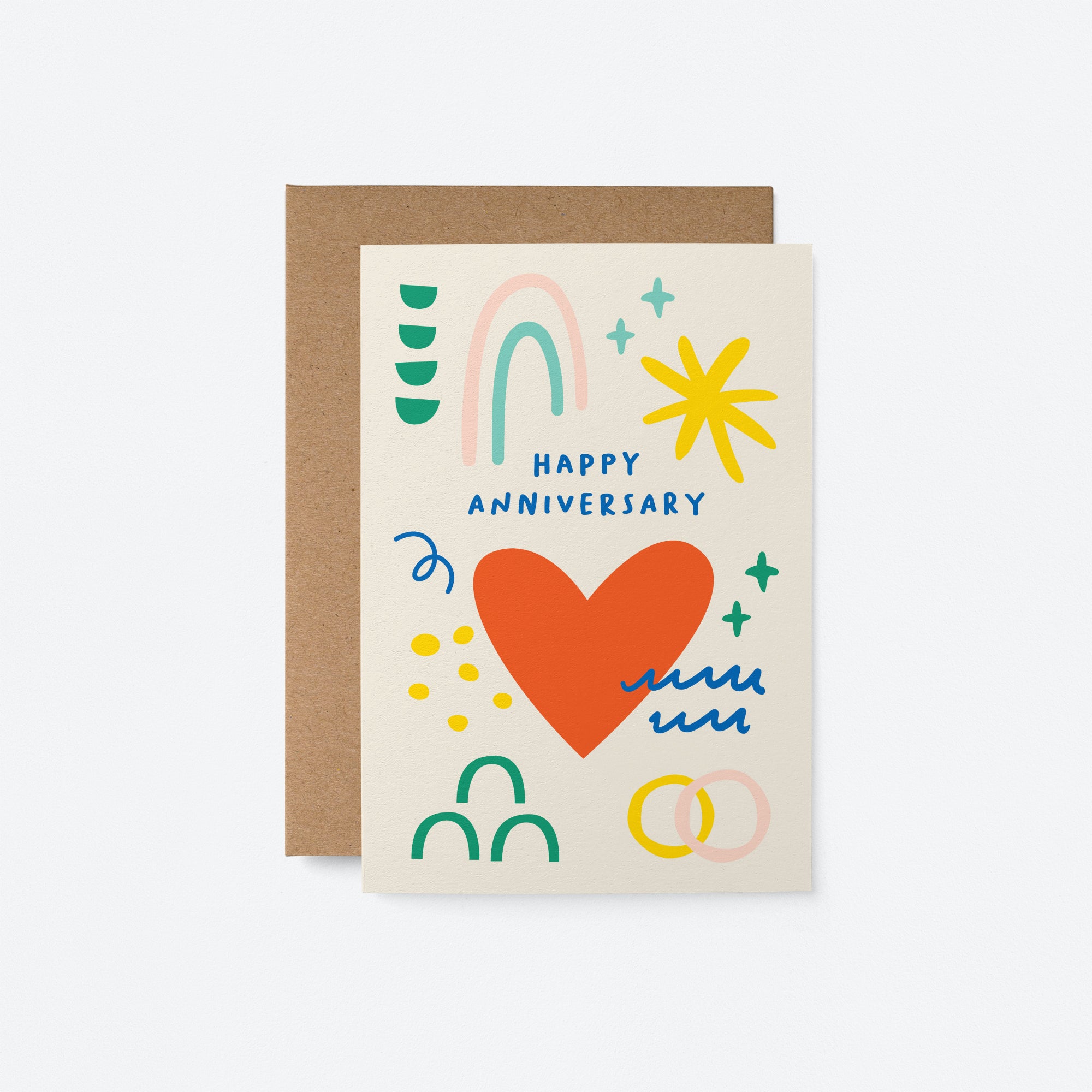 Happy Anniversary Doodle Card