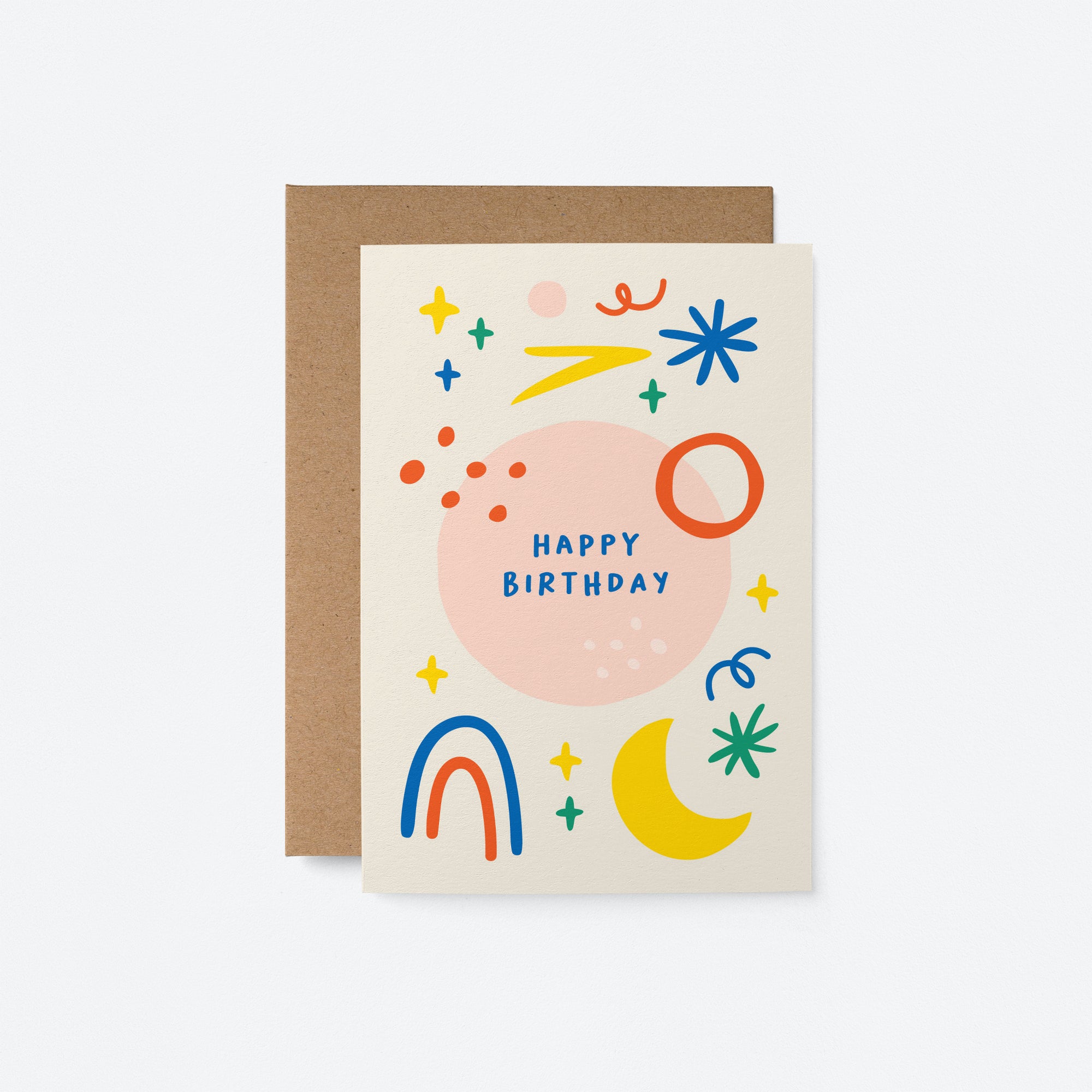 Happy Birthday Doodle Card