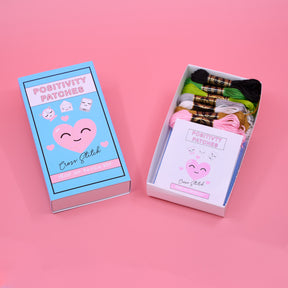 Mini Positivity Cross Stitch Kit – DIY Iron-On Reward Patches