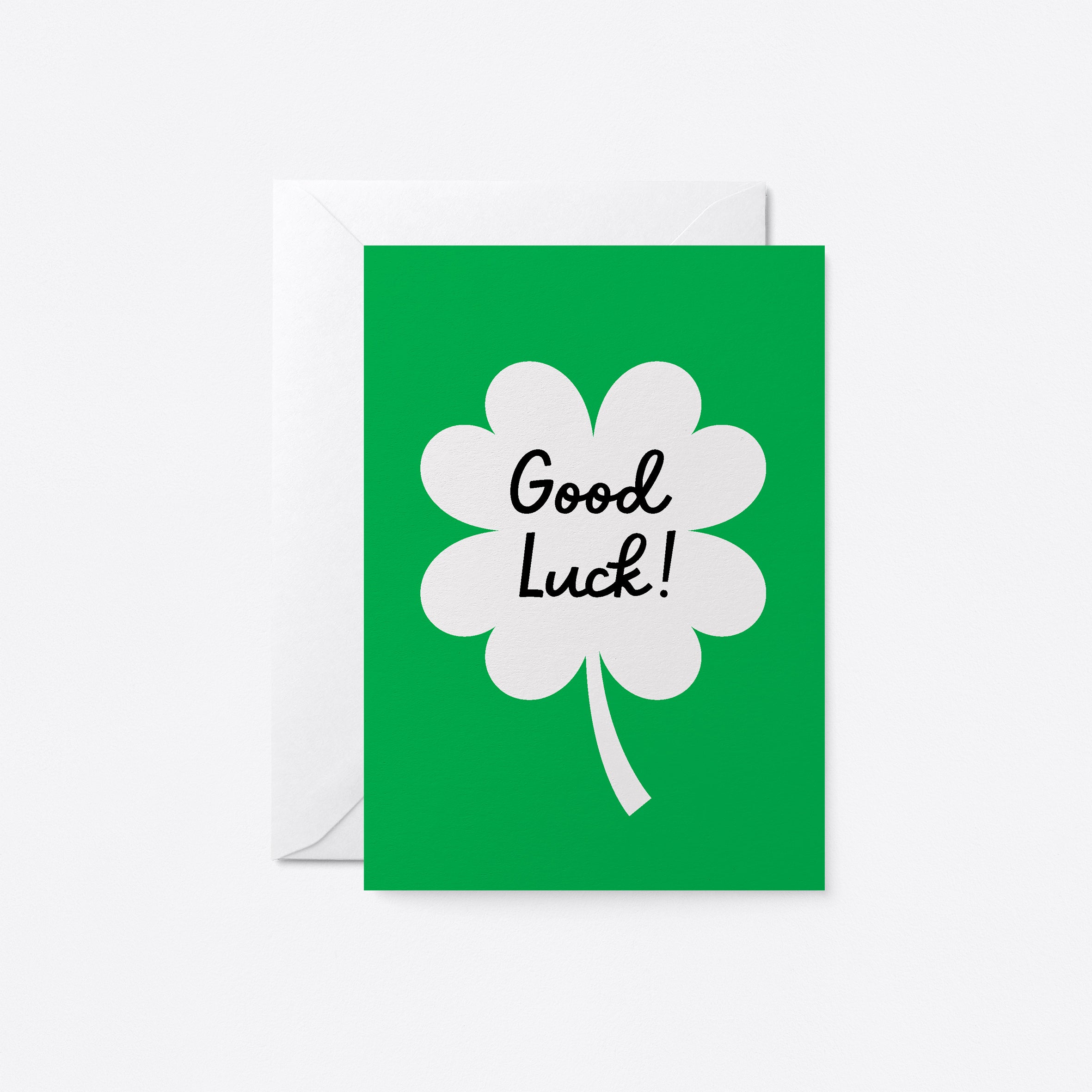 Good Luck Clover Card