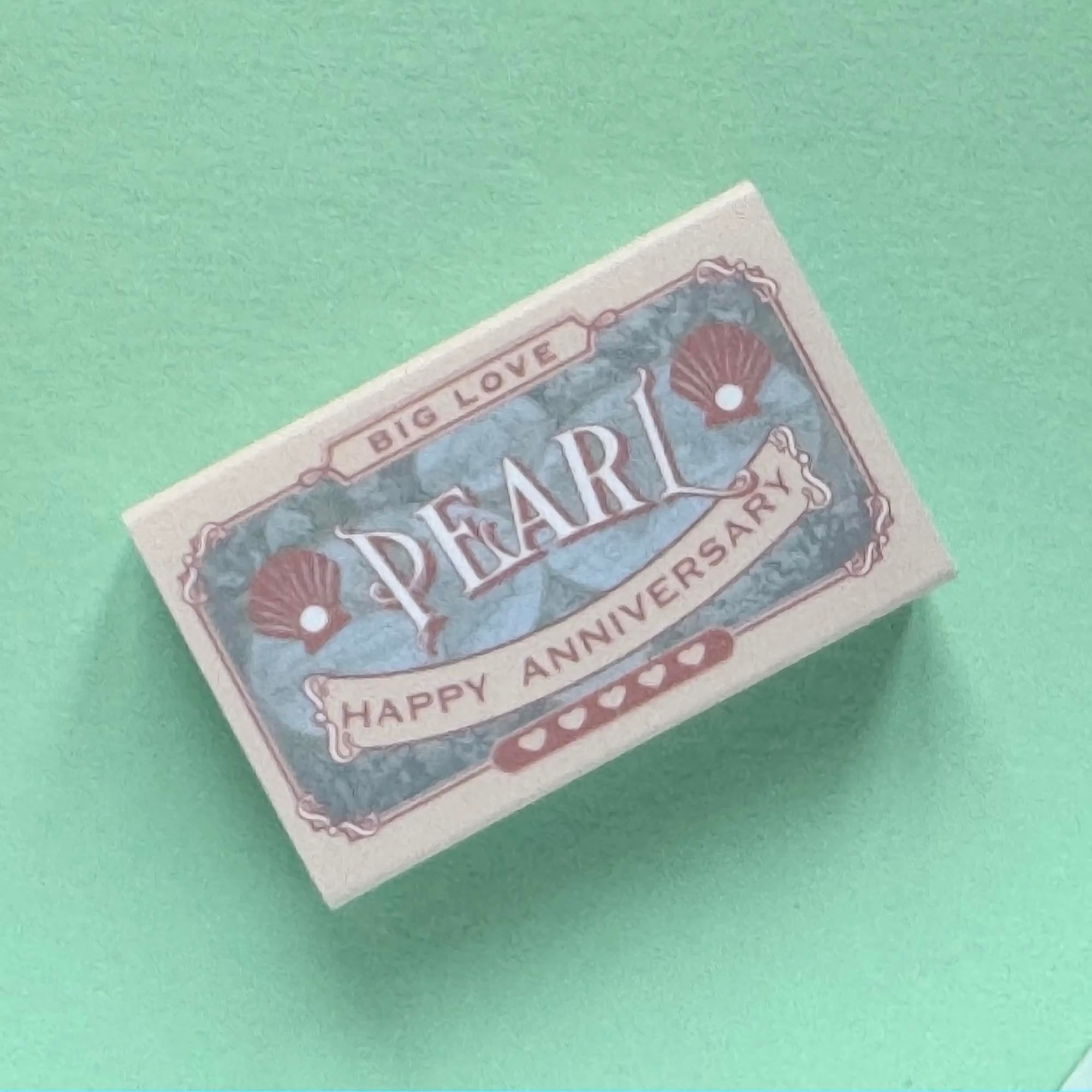 Happy Anniversary Message And Freshwater Pearls Gift