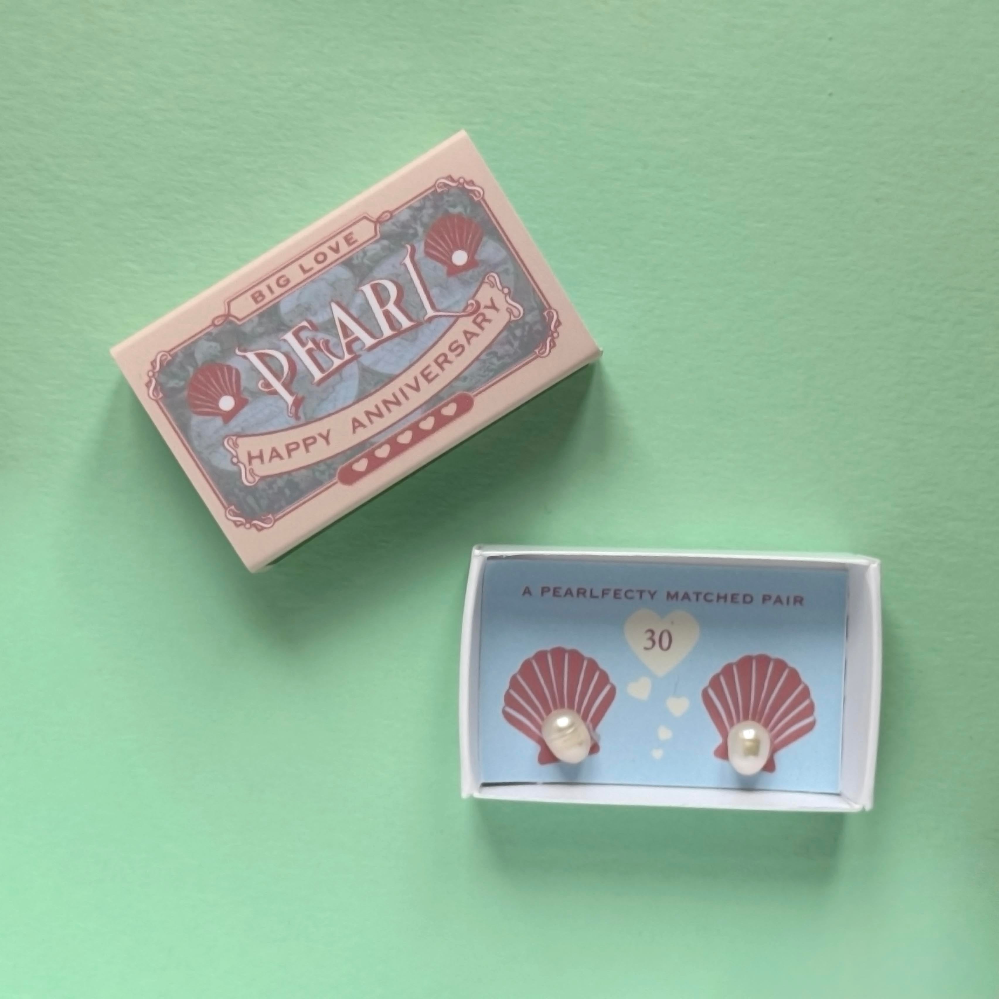 Happy Anniversary Message And Freshwater Pearls Gift