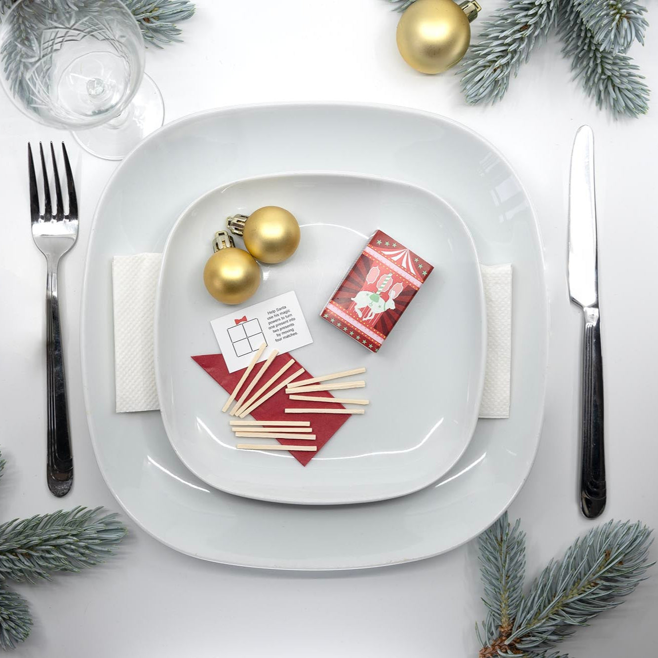 Matchstick Puzzles Six Alternative Christmas Crackers