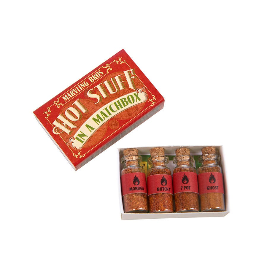 Superhot Chilli Powders With Hot Stuff Message Gift
