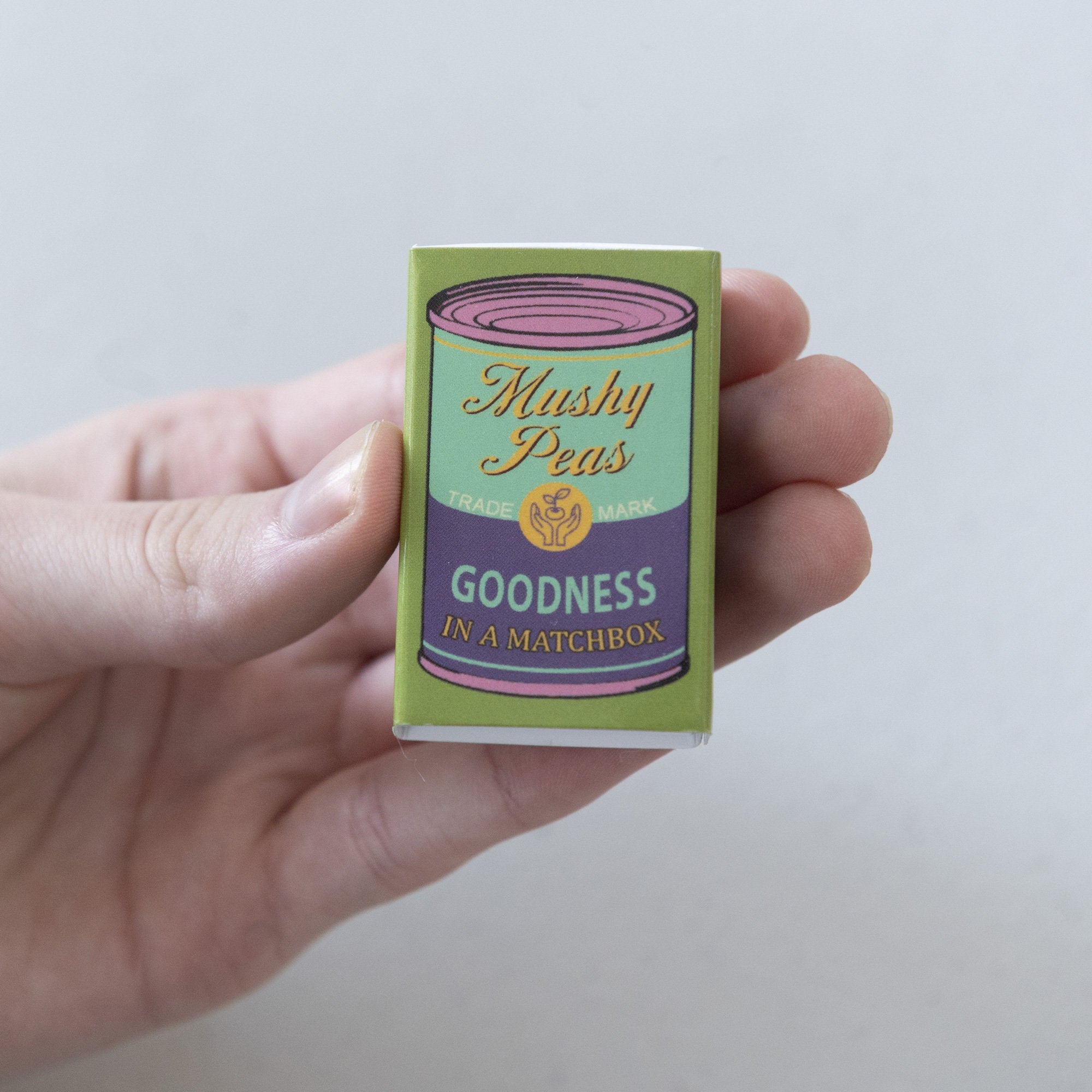 Grow Your Own Mushy Peas Seed Kit In A Matchbox