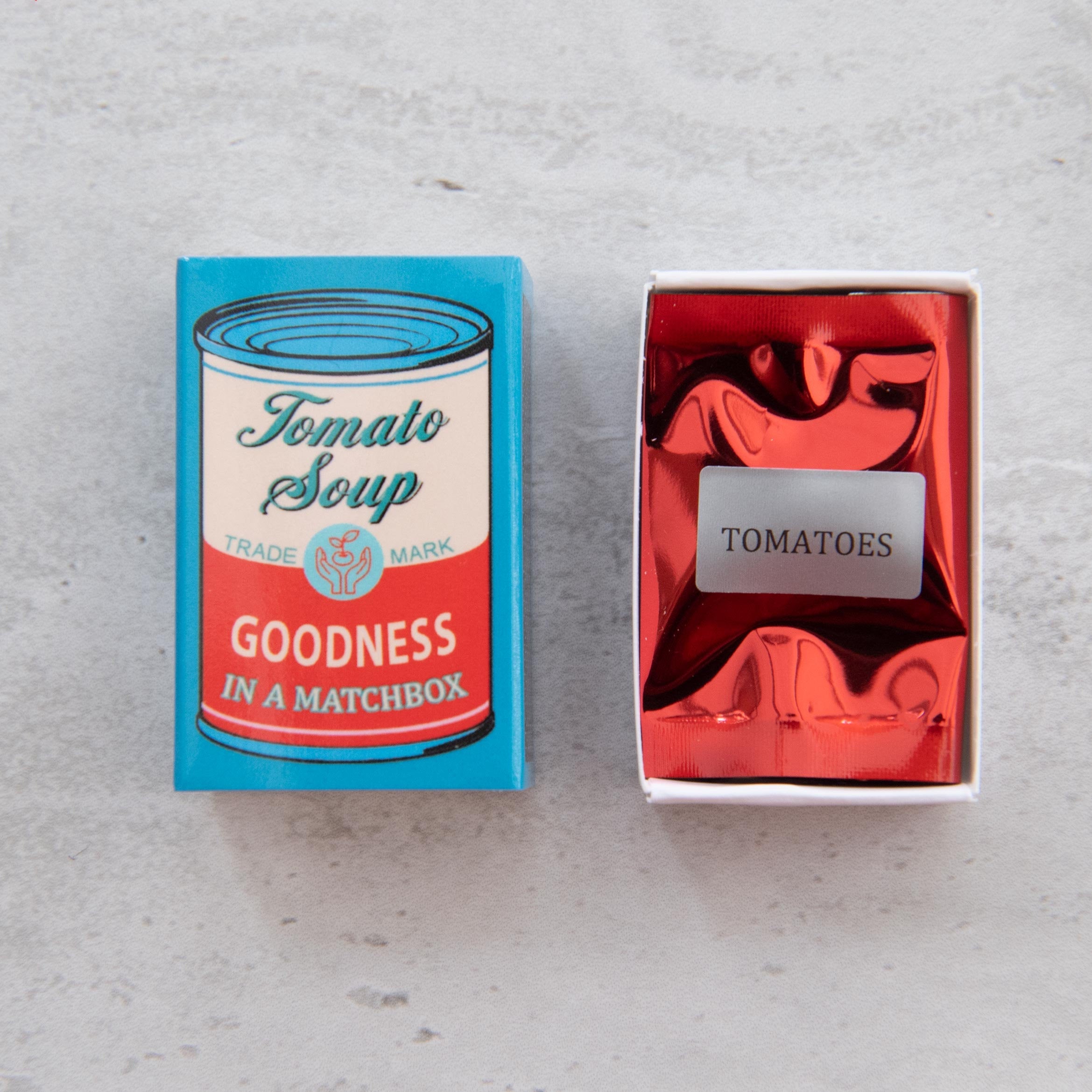 Grow Your Own Tomato Soup Seed Kit In A Matchbox