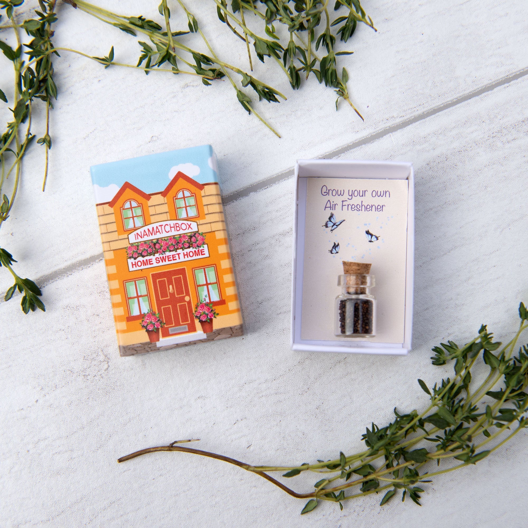 Grow Your Own Thyme Air Freshener In A Matchbox