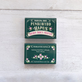 Welsh Birthday Bunch Of Flowers In A Matchbox
