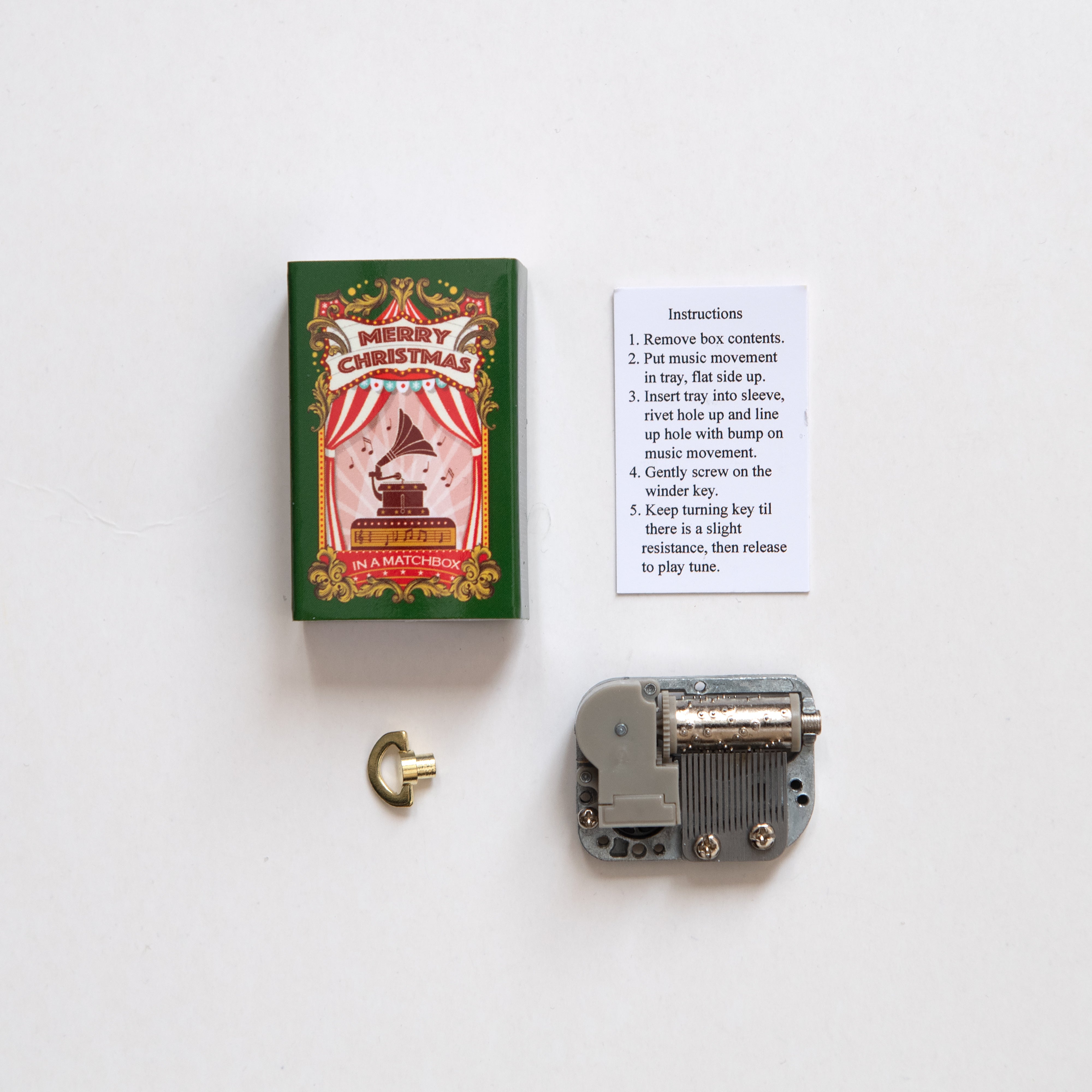 Christmas Music Box Kit In A Matchbox