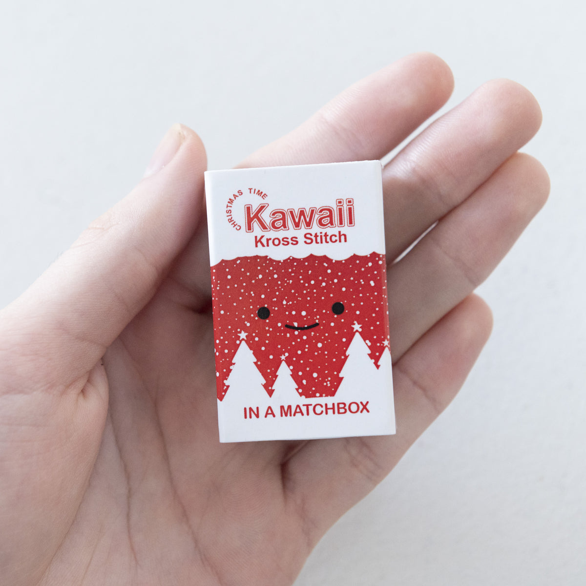 Kawaii Christmas Pudding Cross Stitch Kit