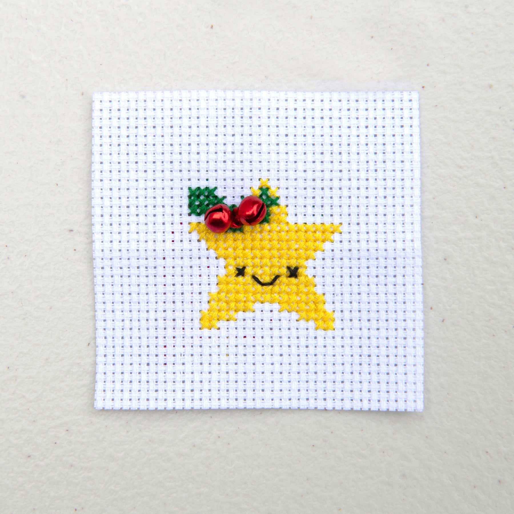 Kawaii Christmas Star Mini Cross Stitch Kit