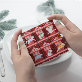 Six Alternative Christmas Crackers, Festive table decor