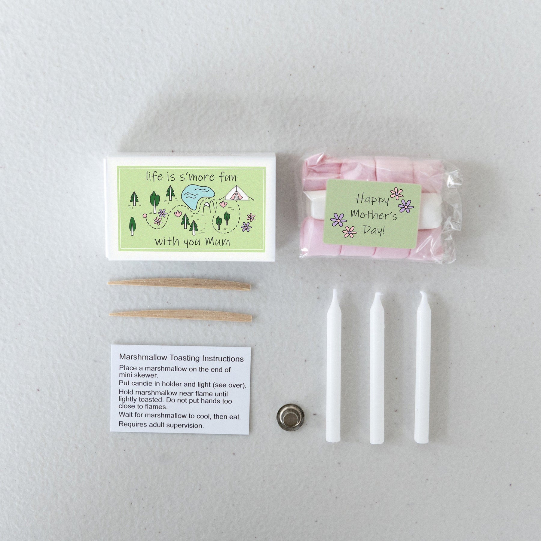 Mini Marshmallow Toasting Kit For Mum
