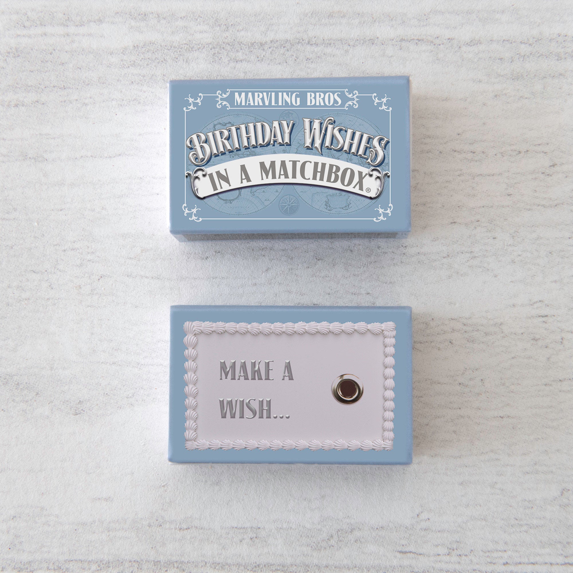 March Aquamarine Birthstone And Birthday Candle Gift