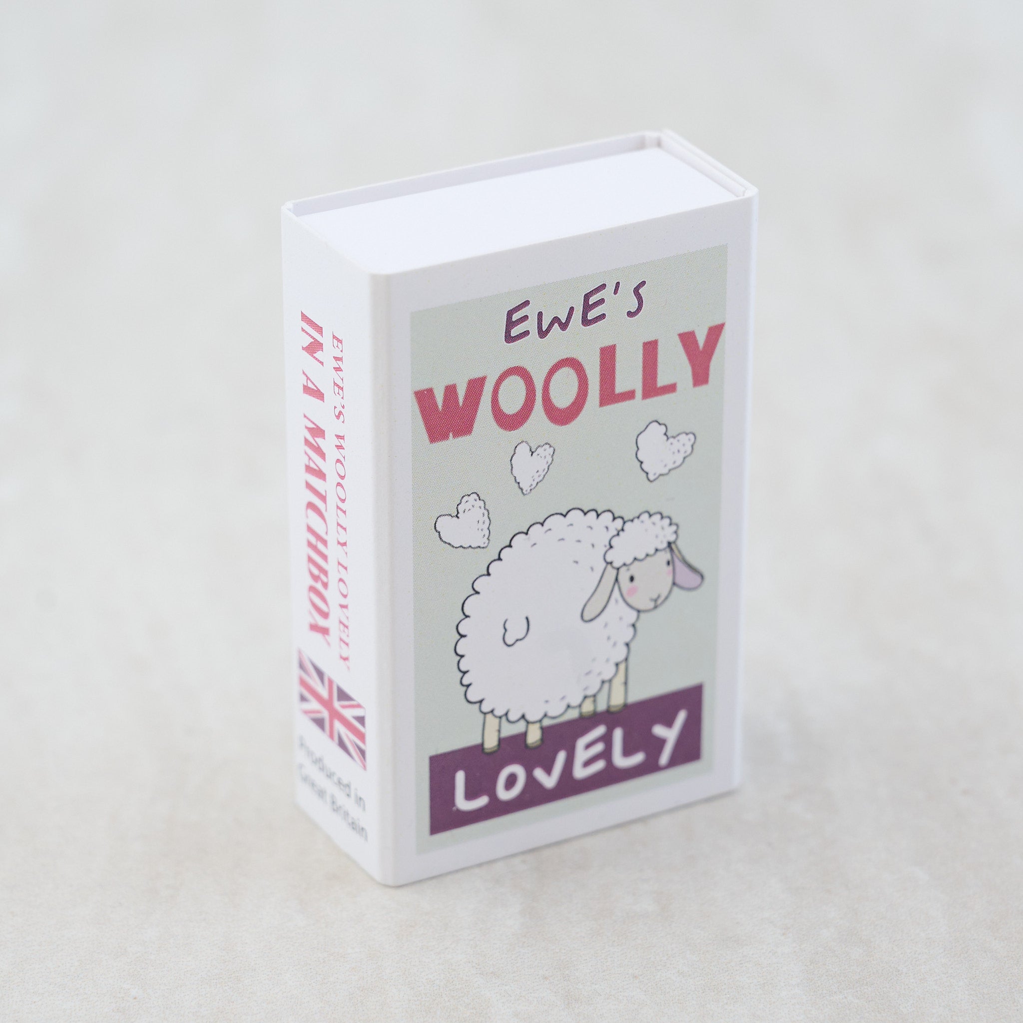 Ewe's Woolly Lovely In A Matchbox