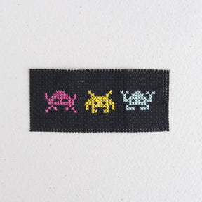 Space Invaders Cross Stitch CMYK