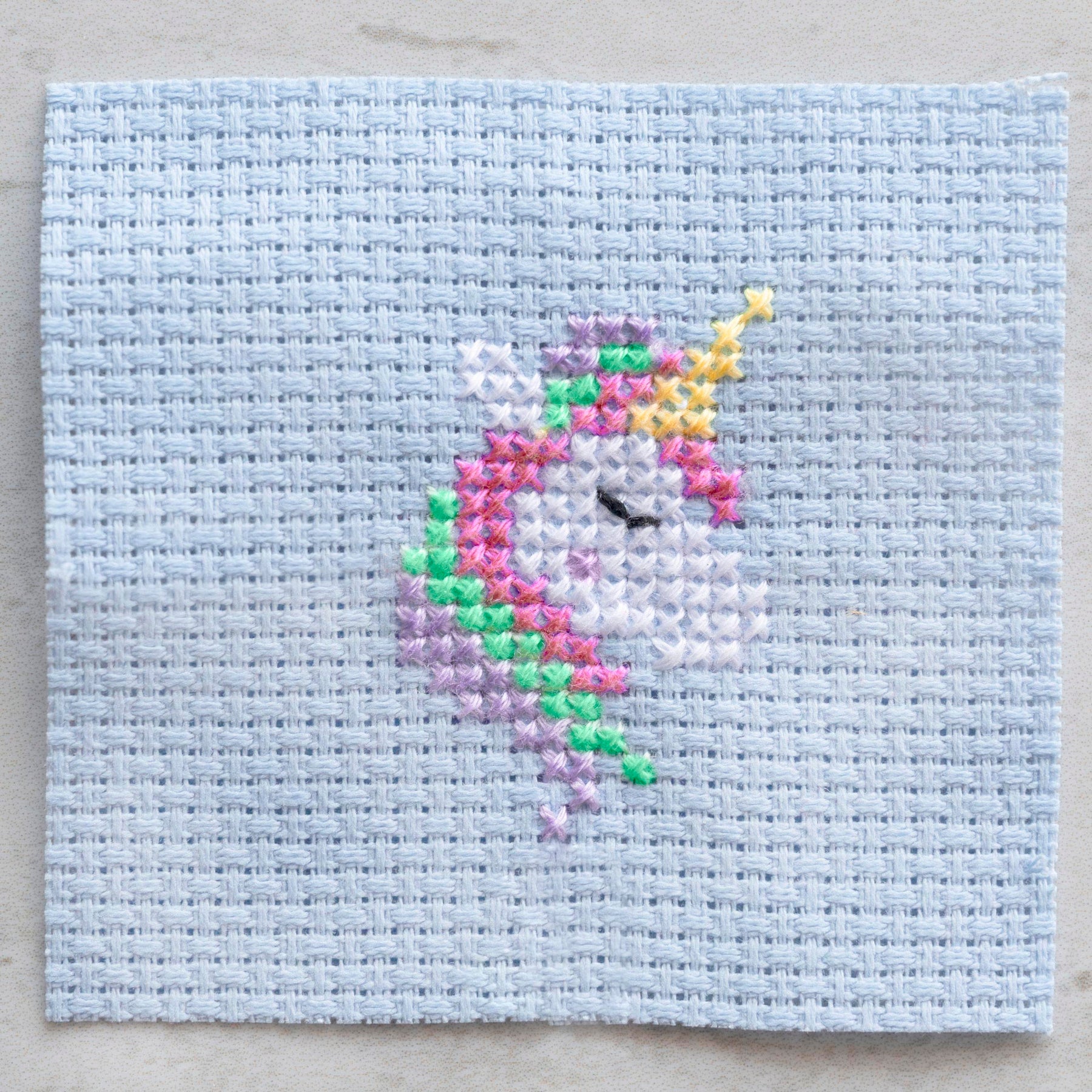 Kawaii Cross Stitch Unicorn