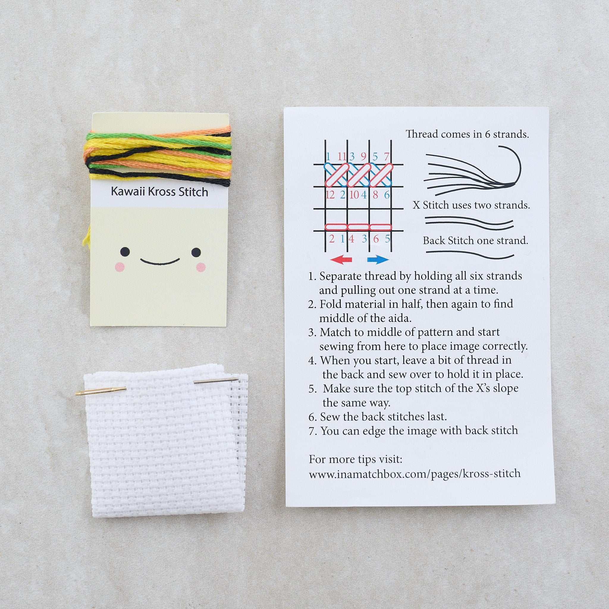 Kawaii Pineapple Cross Stitch Kit