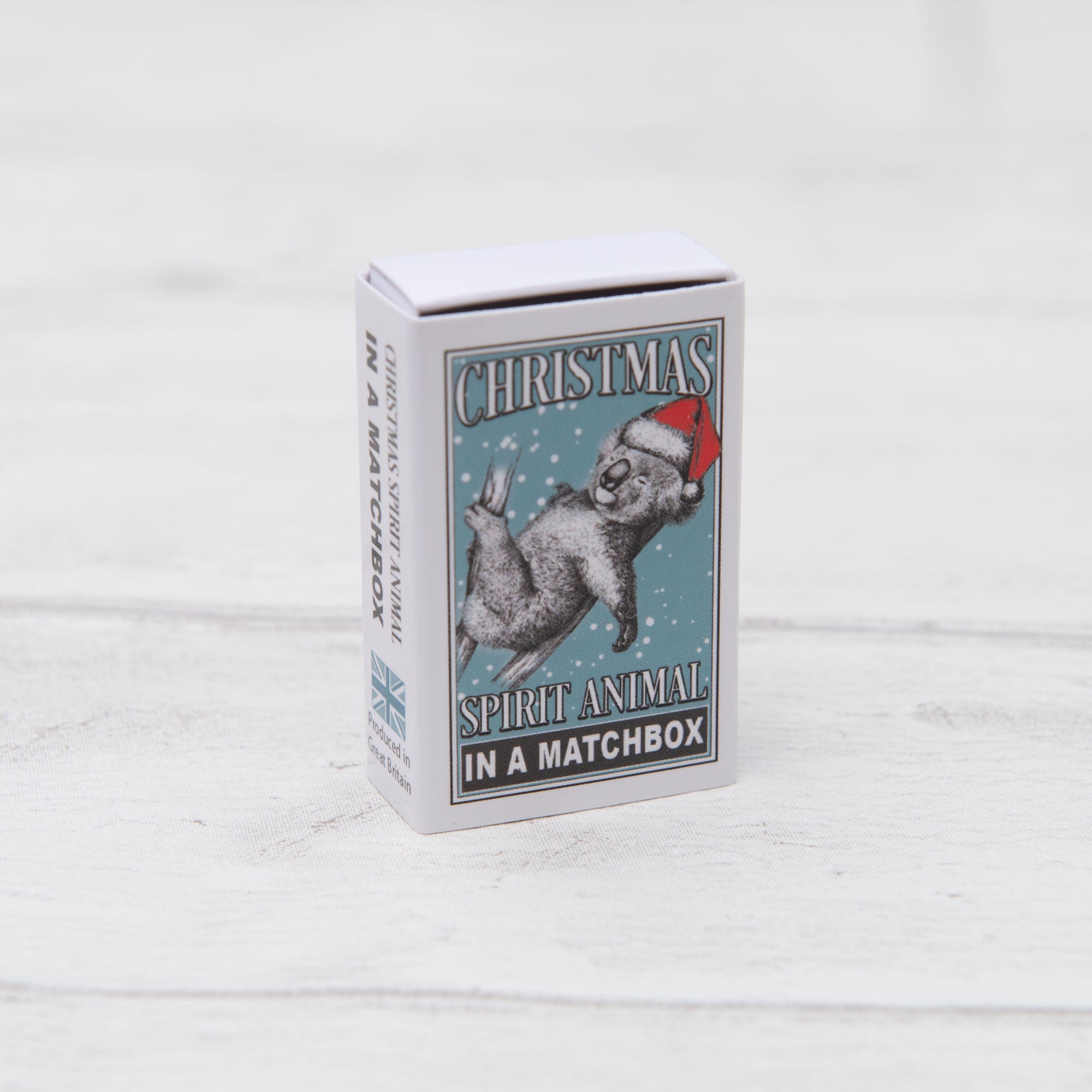 Koala Christmas Spirit Animal In A Matchbox