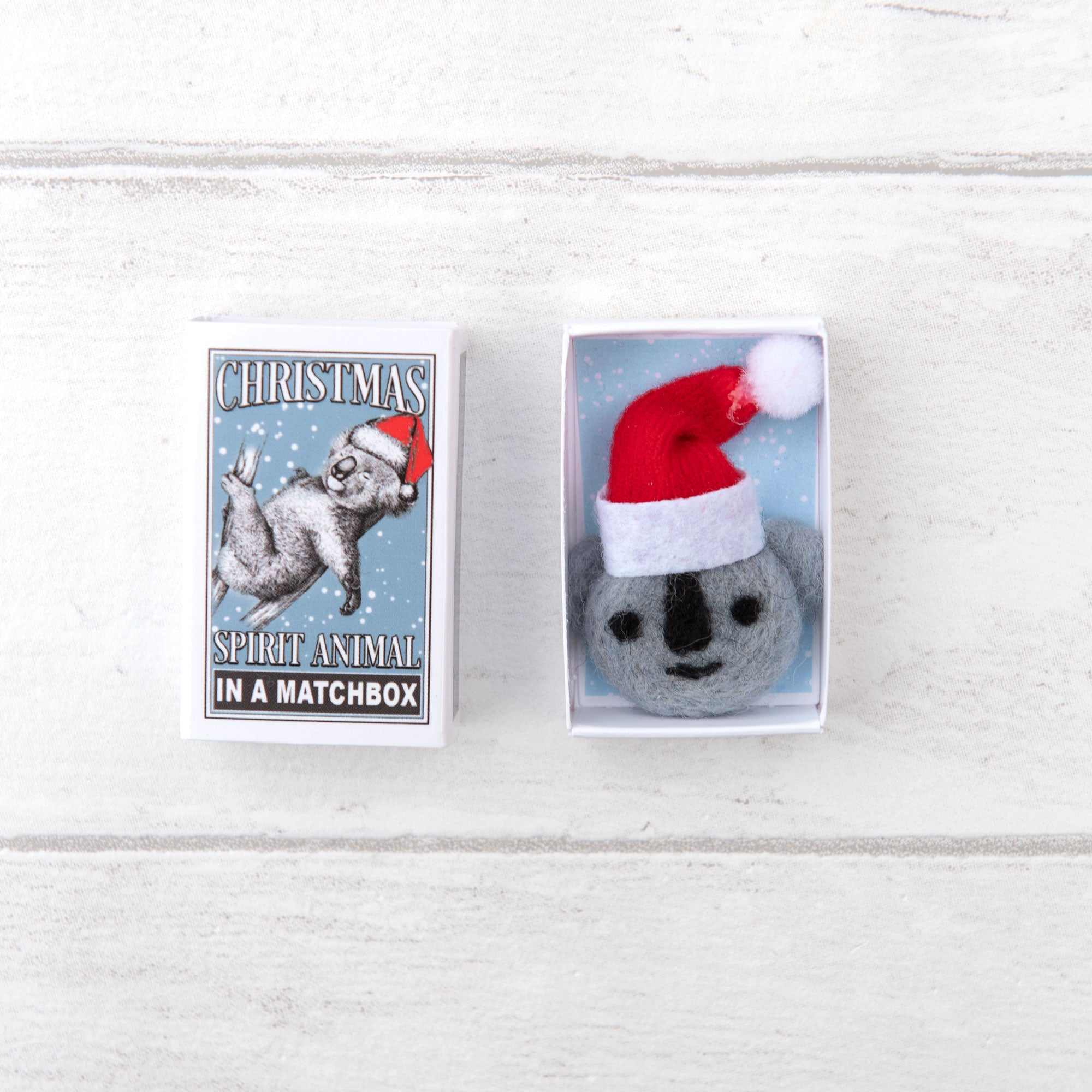 Koala Christmas Spirit Animal In A Matchbox