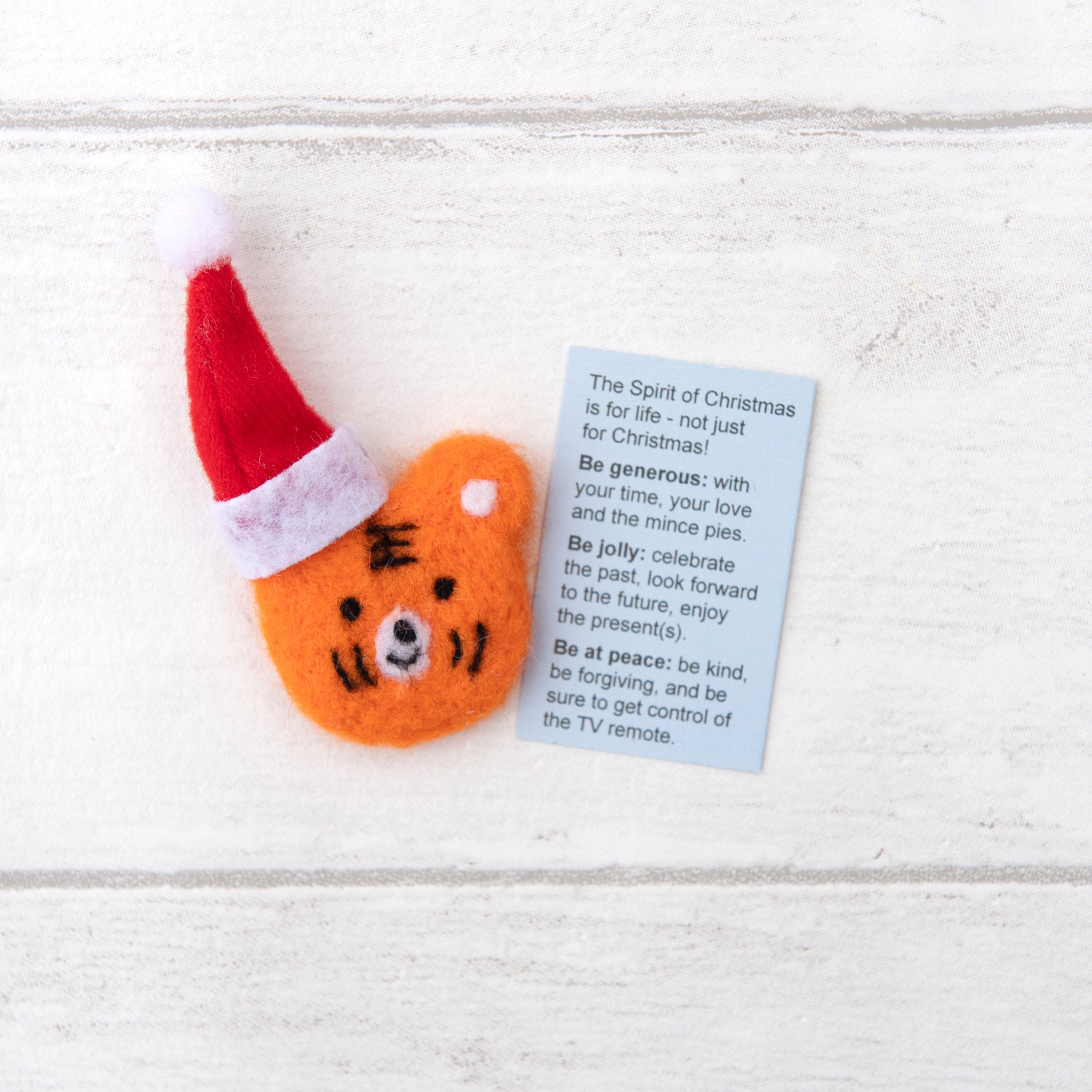 Tiger Christmas Spirit Animal In A Matchbox