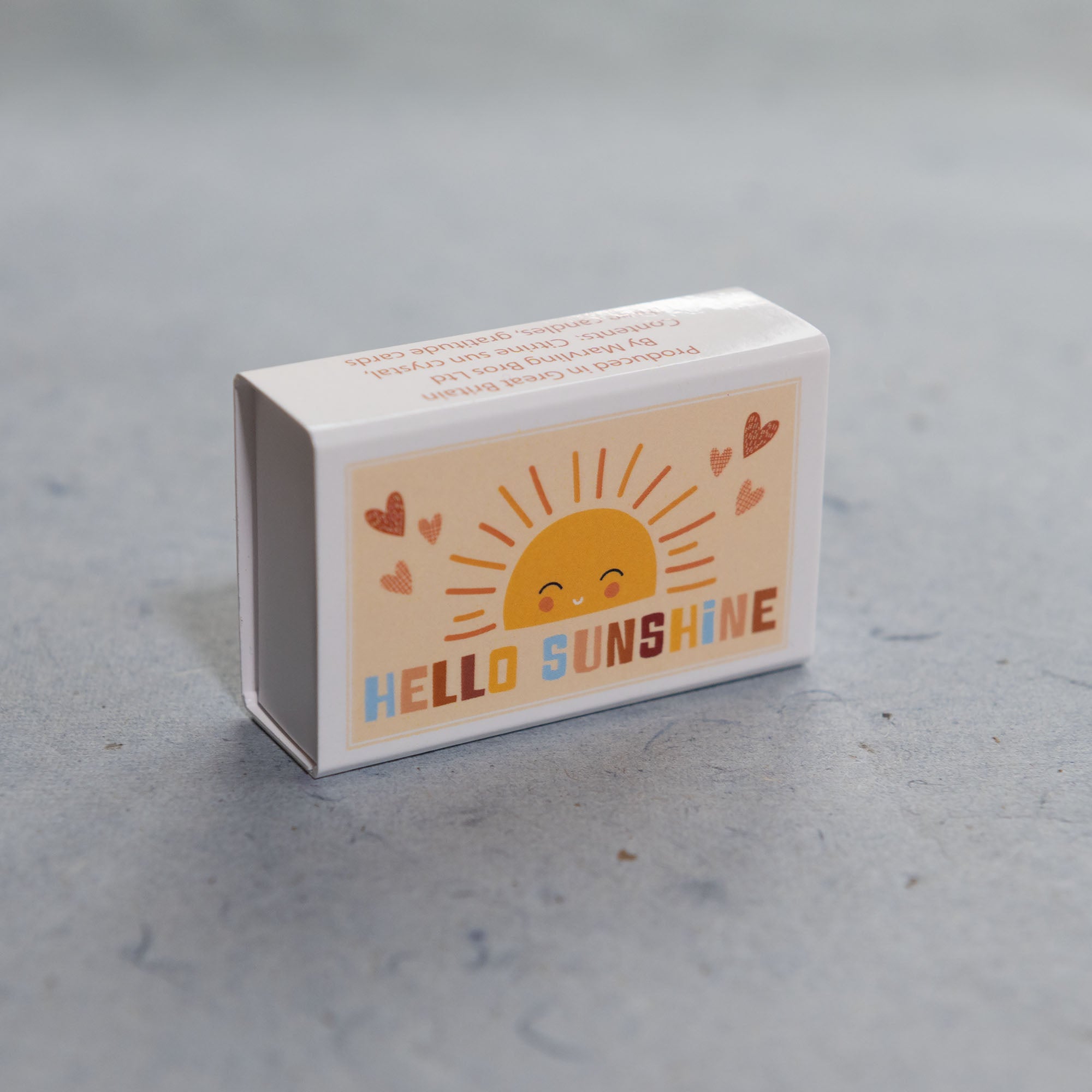 Hello Sunshine Mindfulness Gift In A Matchbox