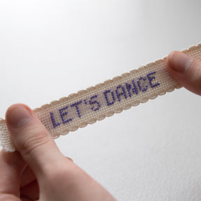 Just To Say 'LET'S DANCE' Cross Stitch Secret Message