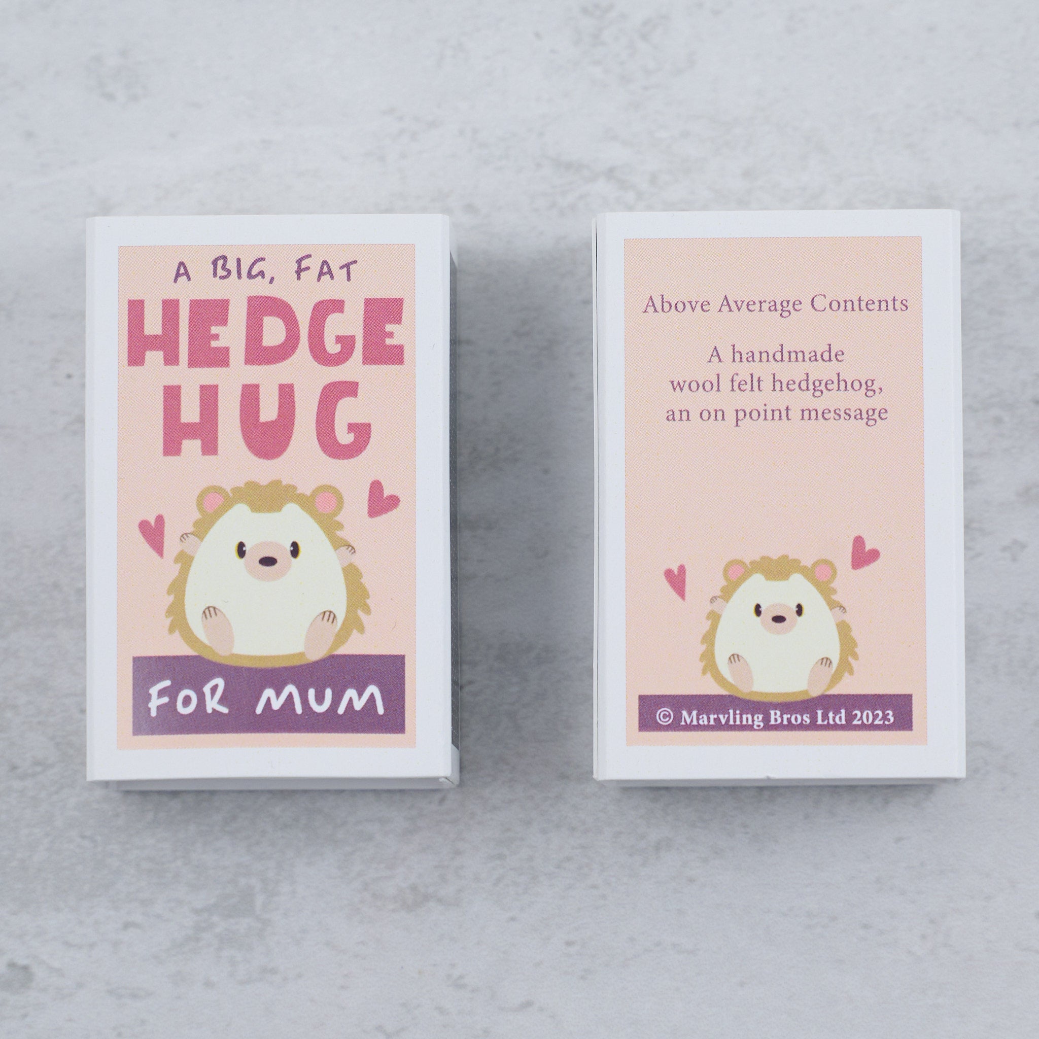 A Big Fat Hedgehug For Mum In A Matchbox