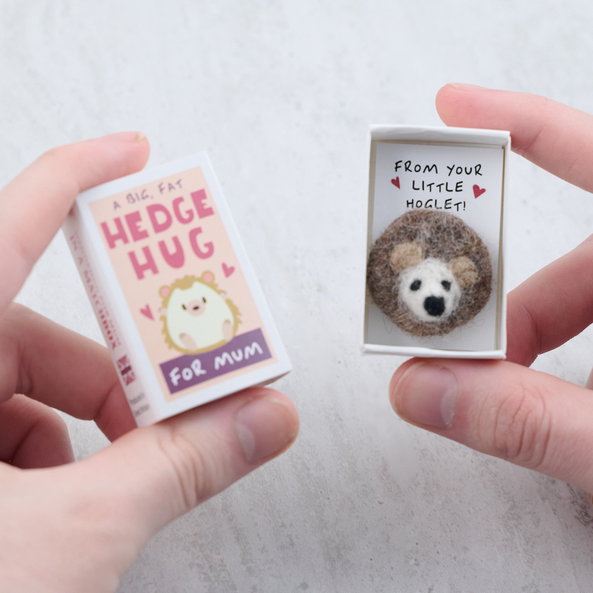 A Big Fat Hedgehug For Mum In A Matchbox