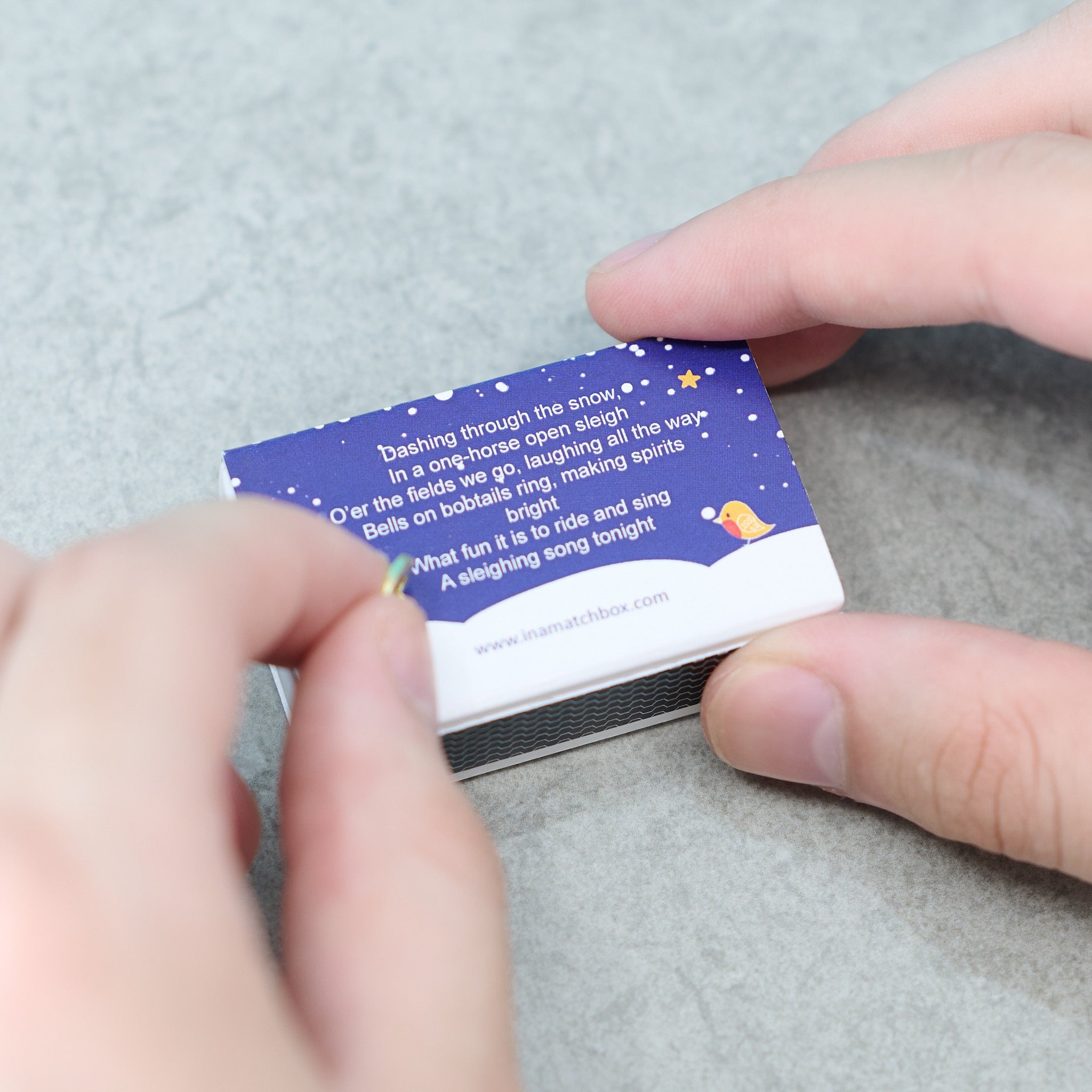 Christmas Music Box Kit In A Matchbox