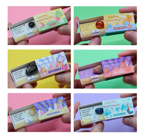 Mindful Birthstone Gift In A Matchbox