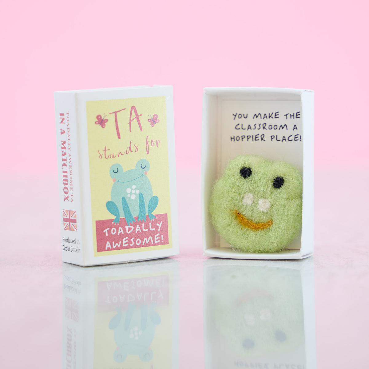 Toadally Awesome Teaching Assistant Gift In A Matchbox