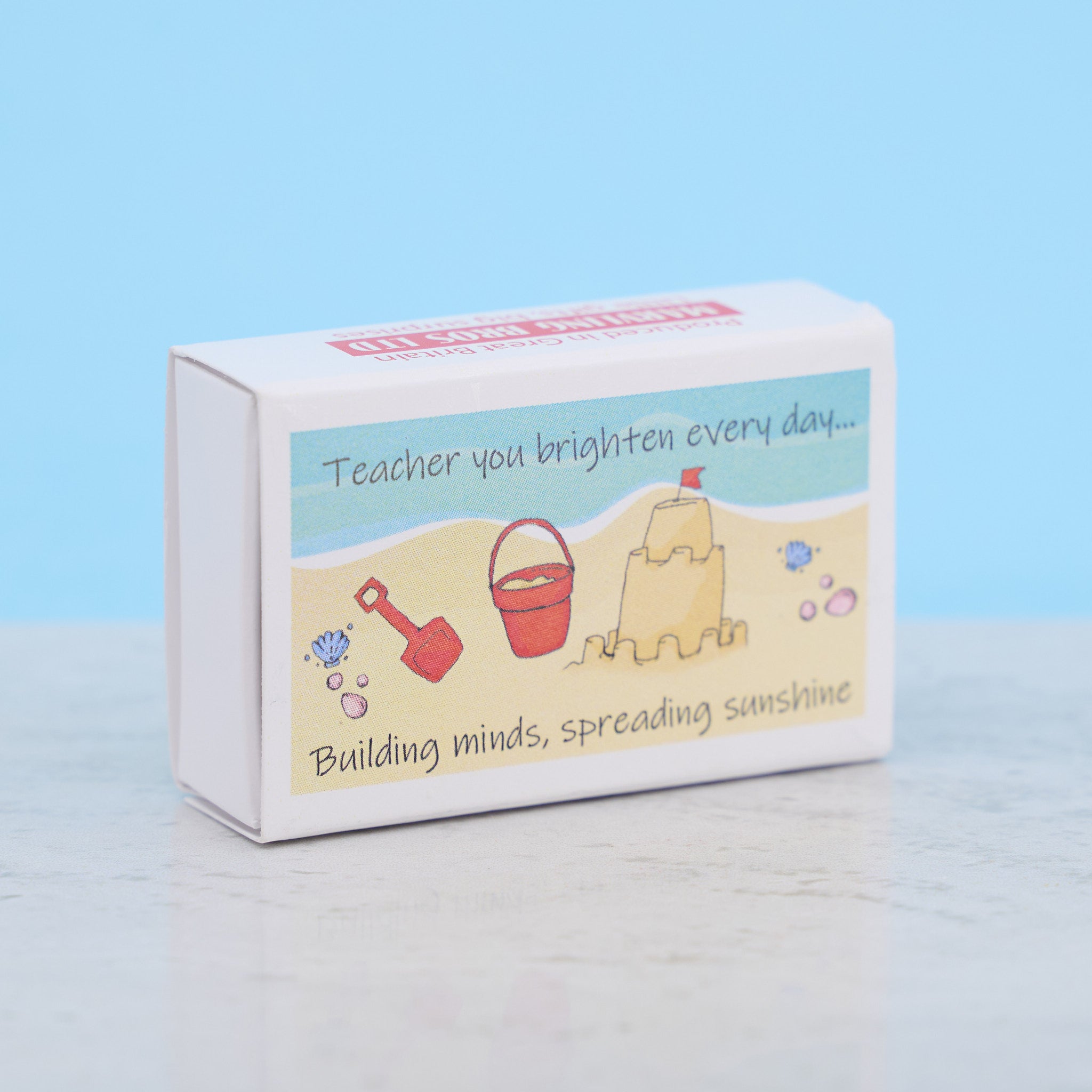 Thank You Teacher Sand Kit Gift In A Matchbox