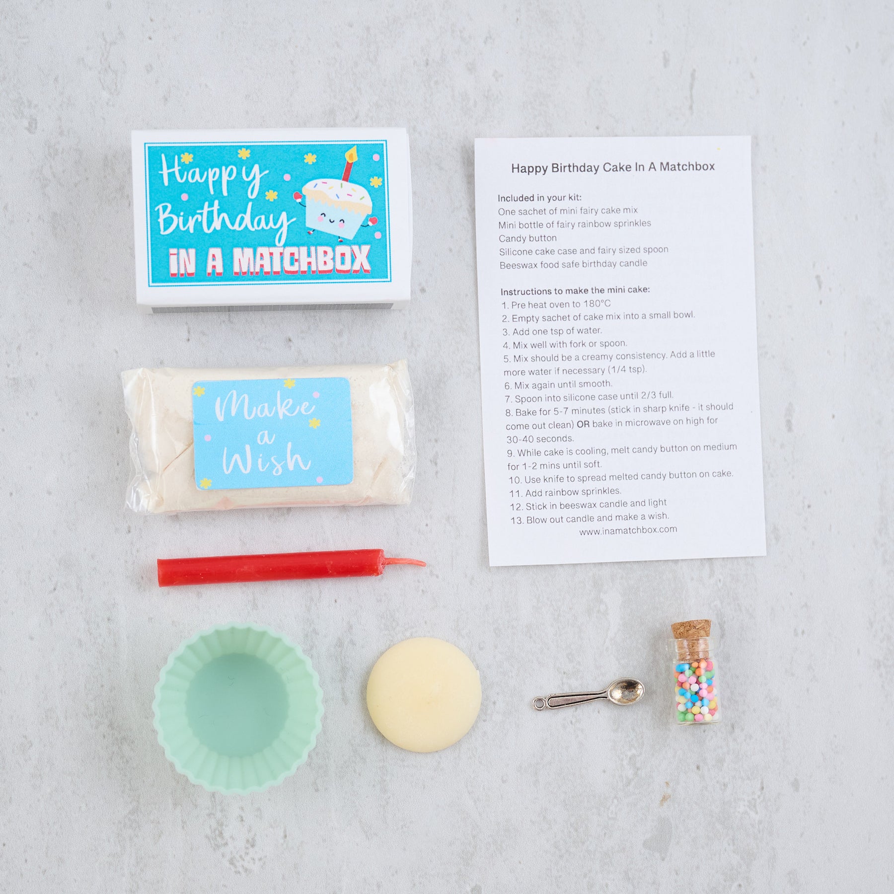 Make Your Own Birthday Cake In A Matchbox